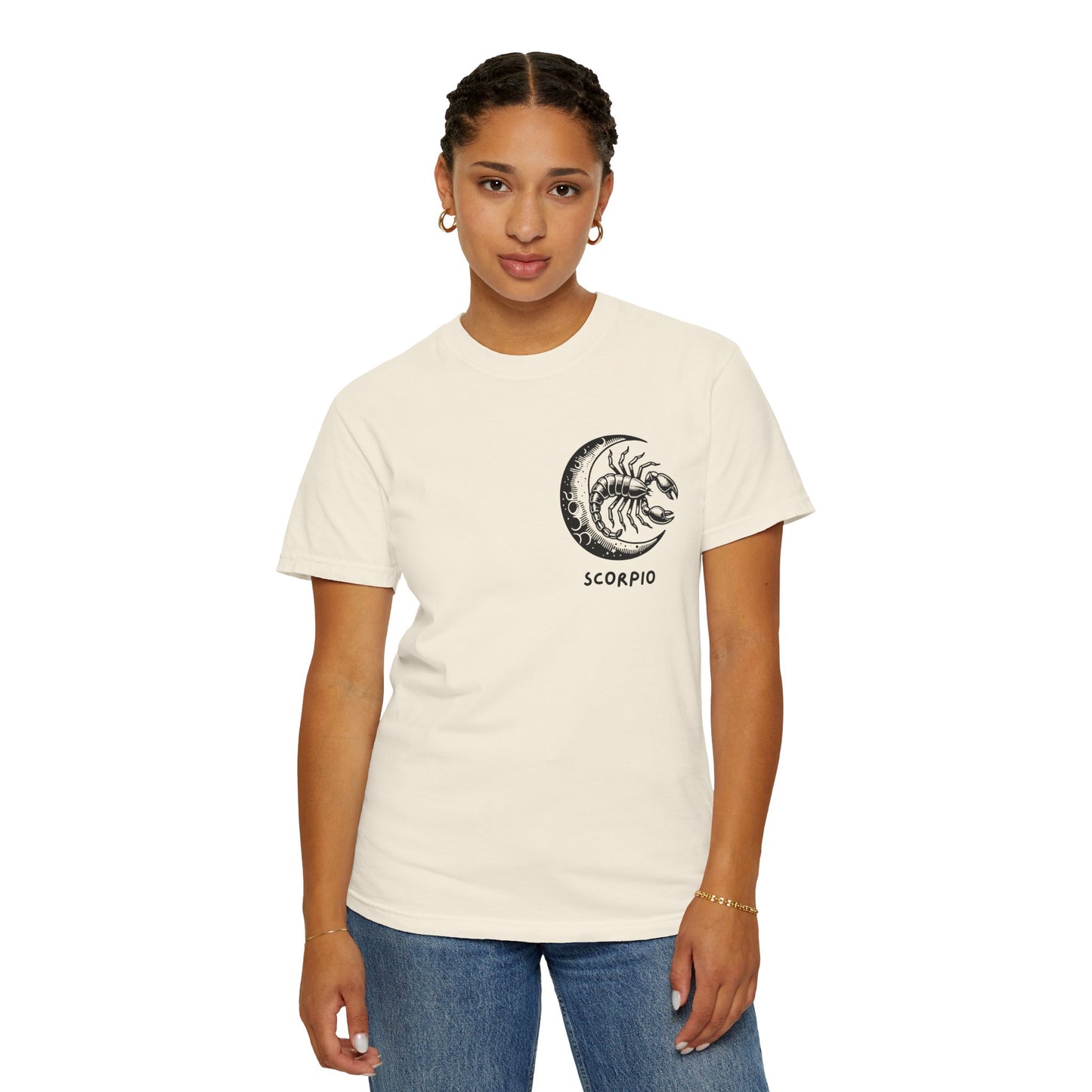 Scorpio Moon T-Shirt – Zodiac Scorpion Graphic Tee | Celestial Astrology Shirt