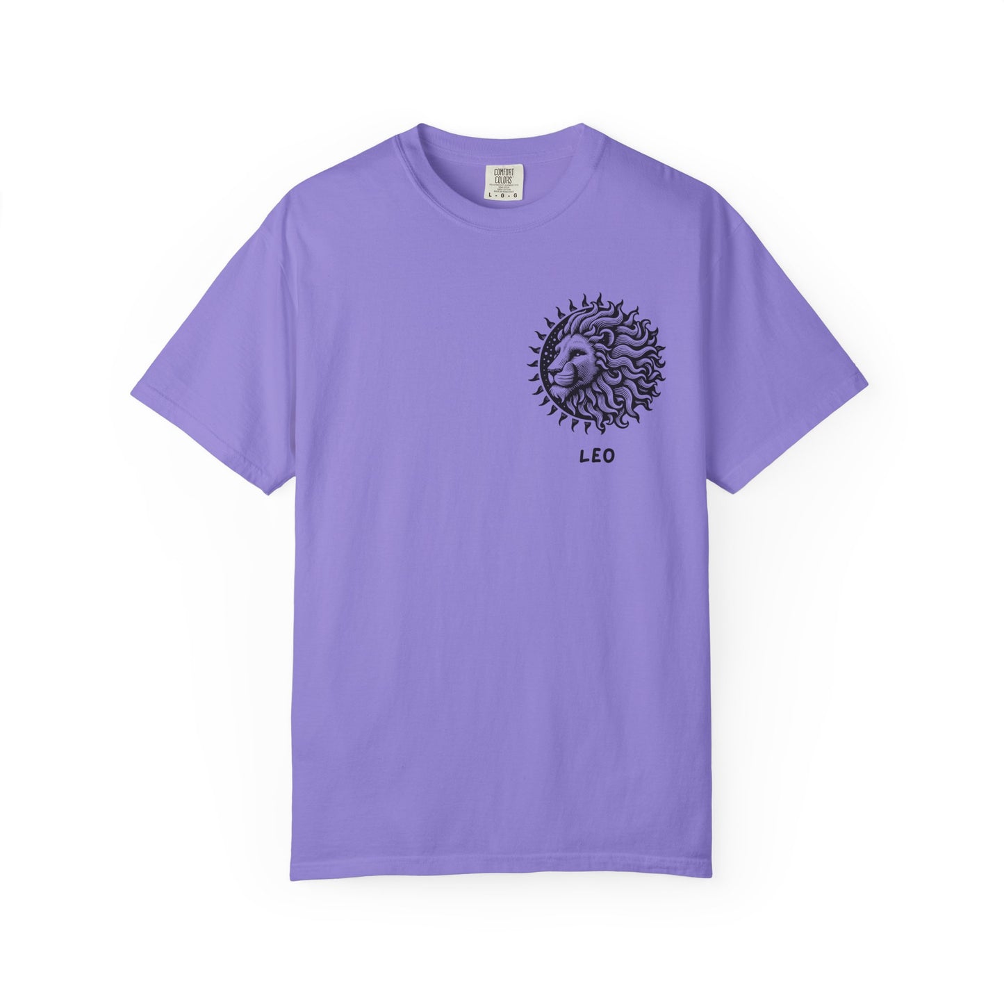 Leo Sun Lion T-Shirt – Zodiac Astrology Graphic Tee | Vintage Celestial Star Sign Shirt