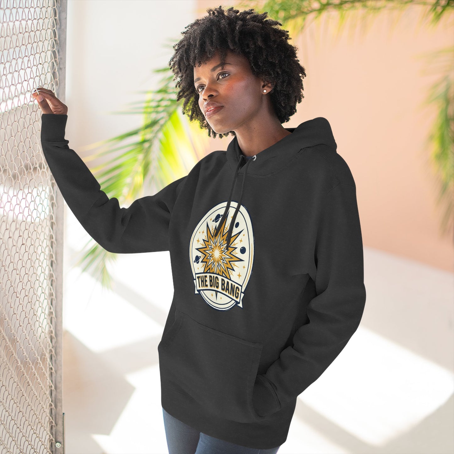 Big Bang Hoodie – Retro Starburst Universe Graphic Hoodie | Astronomy Science Hoodie, Cosmic Streetwear, Unisex Hoodie
