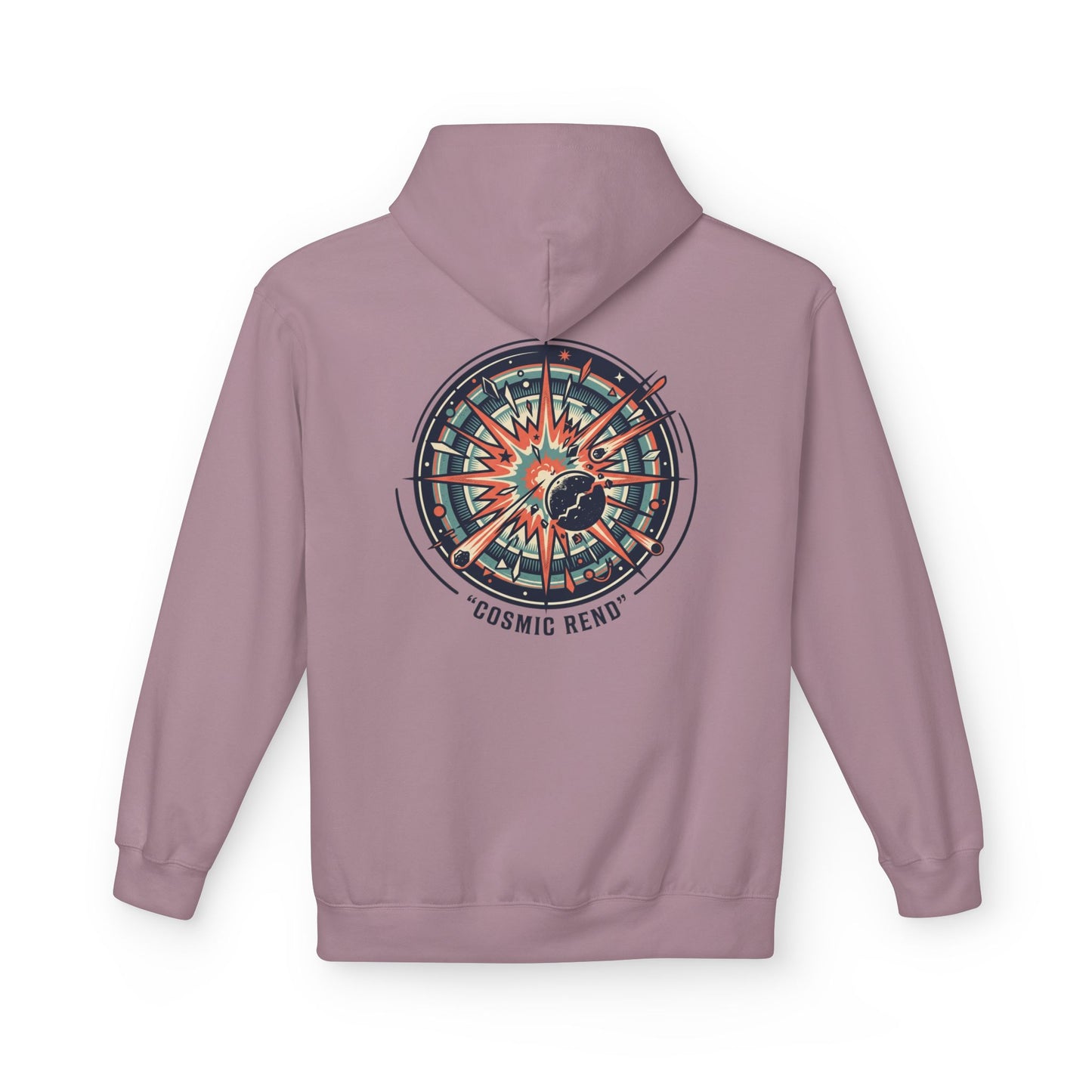 Cosmic Compass Hoodie – Retro Space Navigation Graphic Hoodie | Celestial Streetwear, Vintage Space Aesthetic, Unisex Hoodie