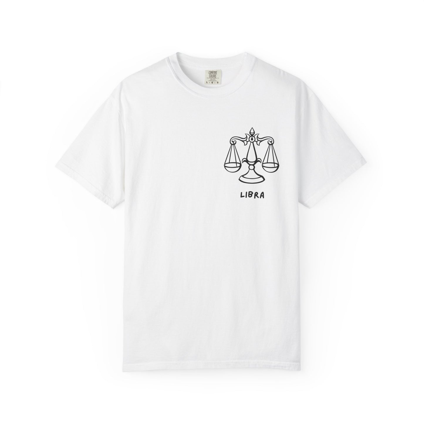 Libra Scales T-Shirt – Zodiac Balance Graphic Tee | Minimal Astrology Shirt