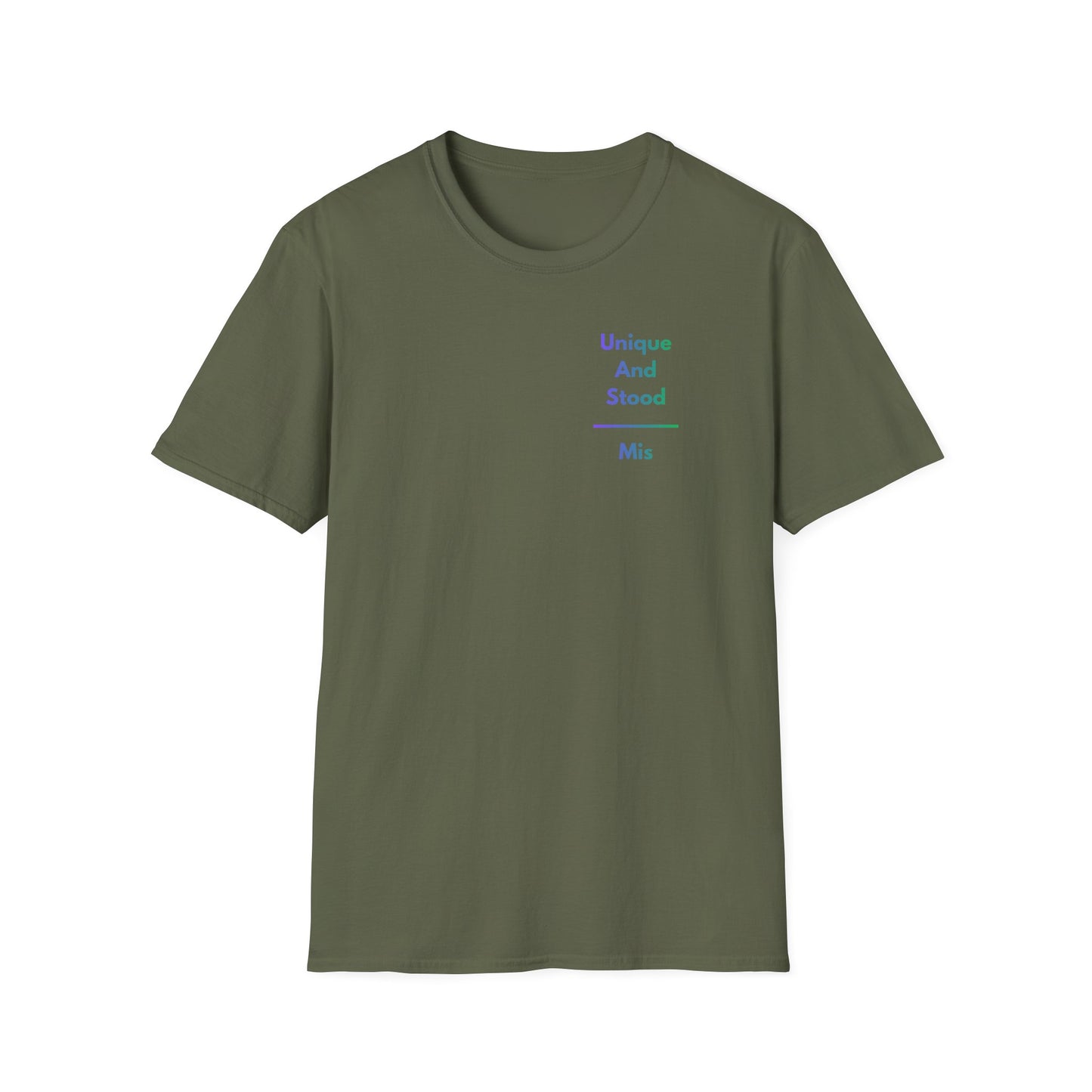 Unique And Misunderstood T-Shirt – Minimal Inspirational Graphic Tee | Thoughtful Statement Shirt