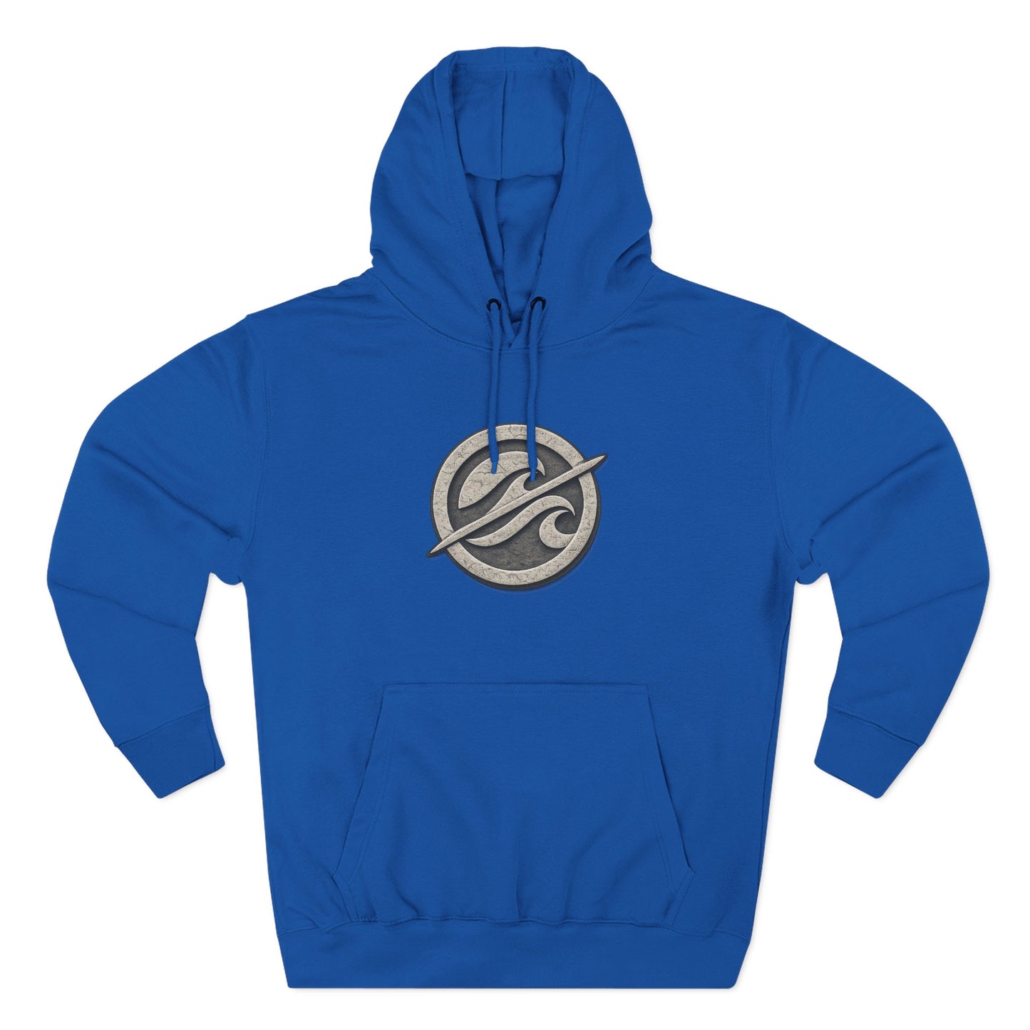 Without Wax Hoodie – Surf-Inspired Wave Logo Pullover | Vintage Coastal Streetwear Hoodie