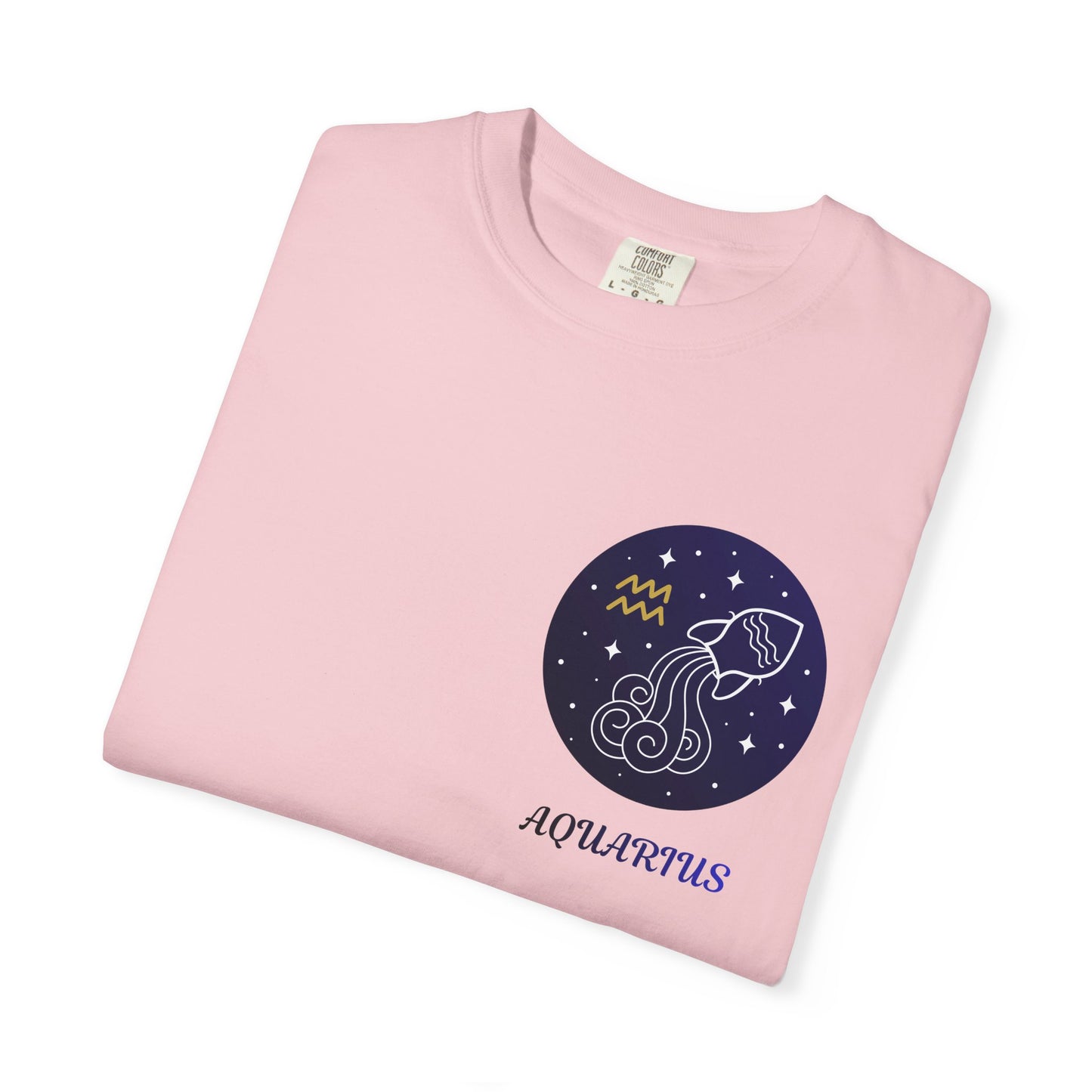 Aquarius Zodiac T-Shirt – Minimal Constellation Astrology Tee | Celestial Water Bearer Shirt