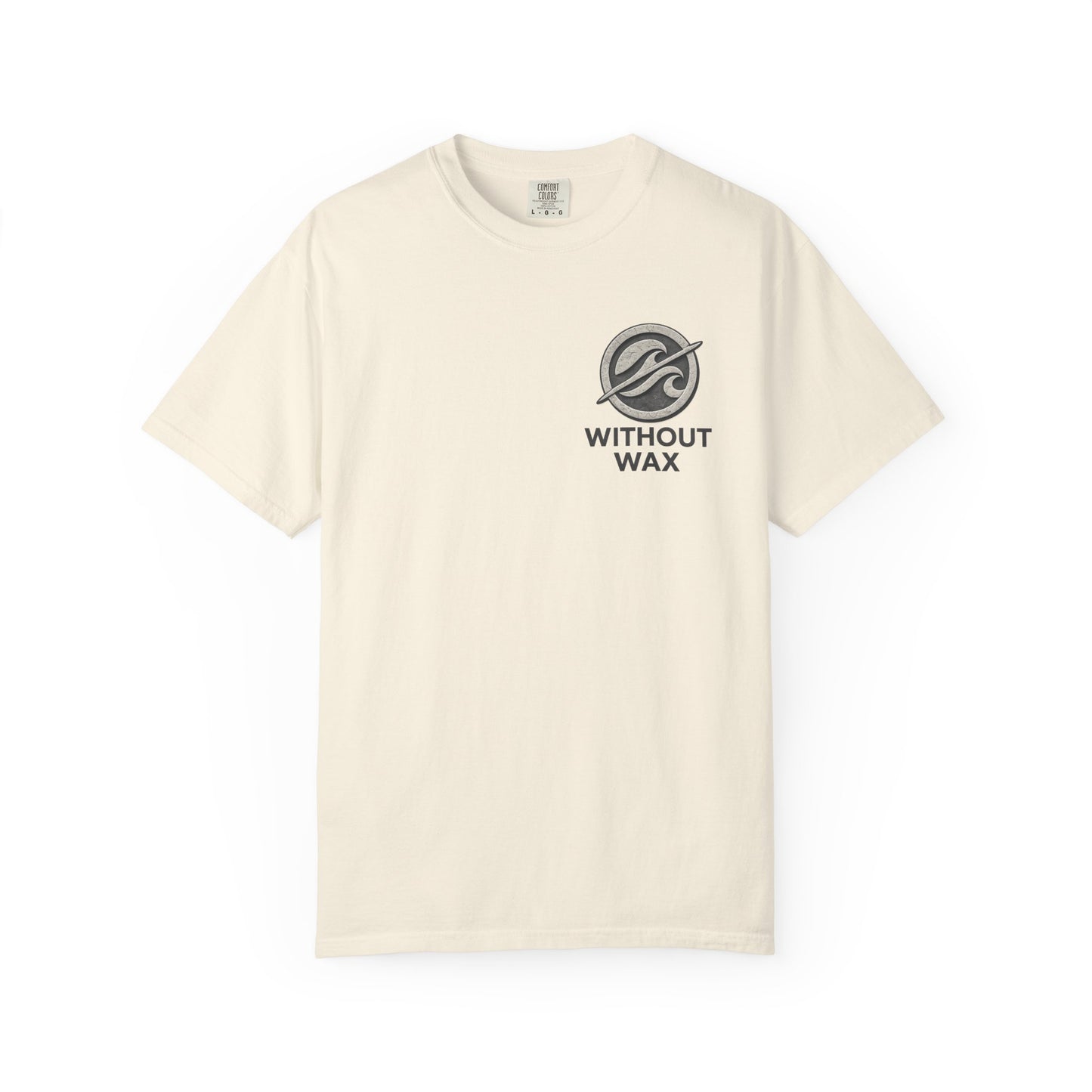 Without Wax Logo T-Shirt – Vintage Surf Graphic Tee | Minimal Coastal Streetwear Shirt