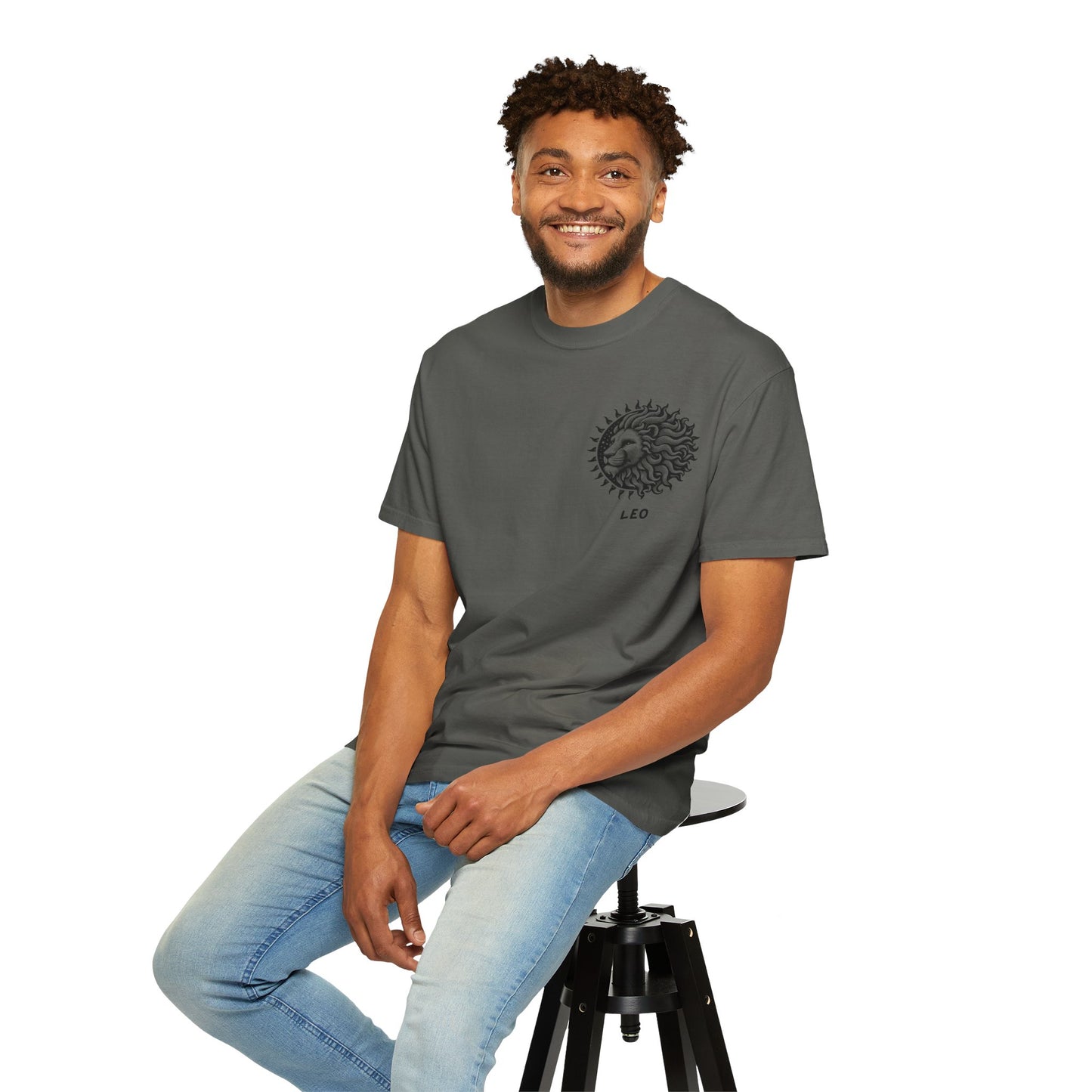 Leo Sun Lion T-Shirt – Zodiac Astrology Graphic Tee | Vintage Celestial Star Sign Shirt