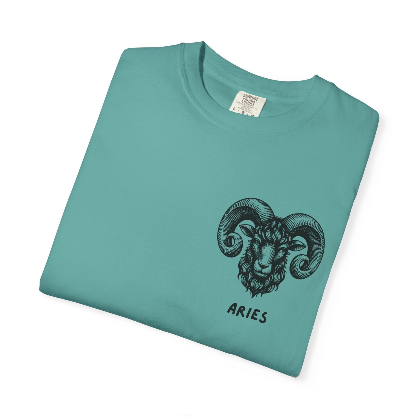 Aries Zodiac T-Shirt – Aries Ram Astrology Graphic Tee | Vintage Star Sign Shirt, Unisex Tee