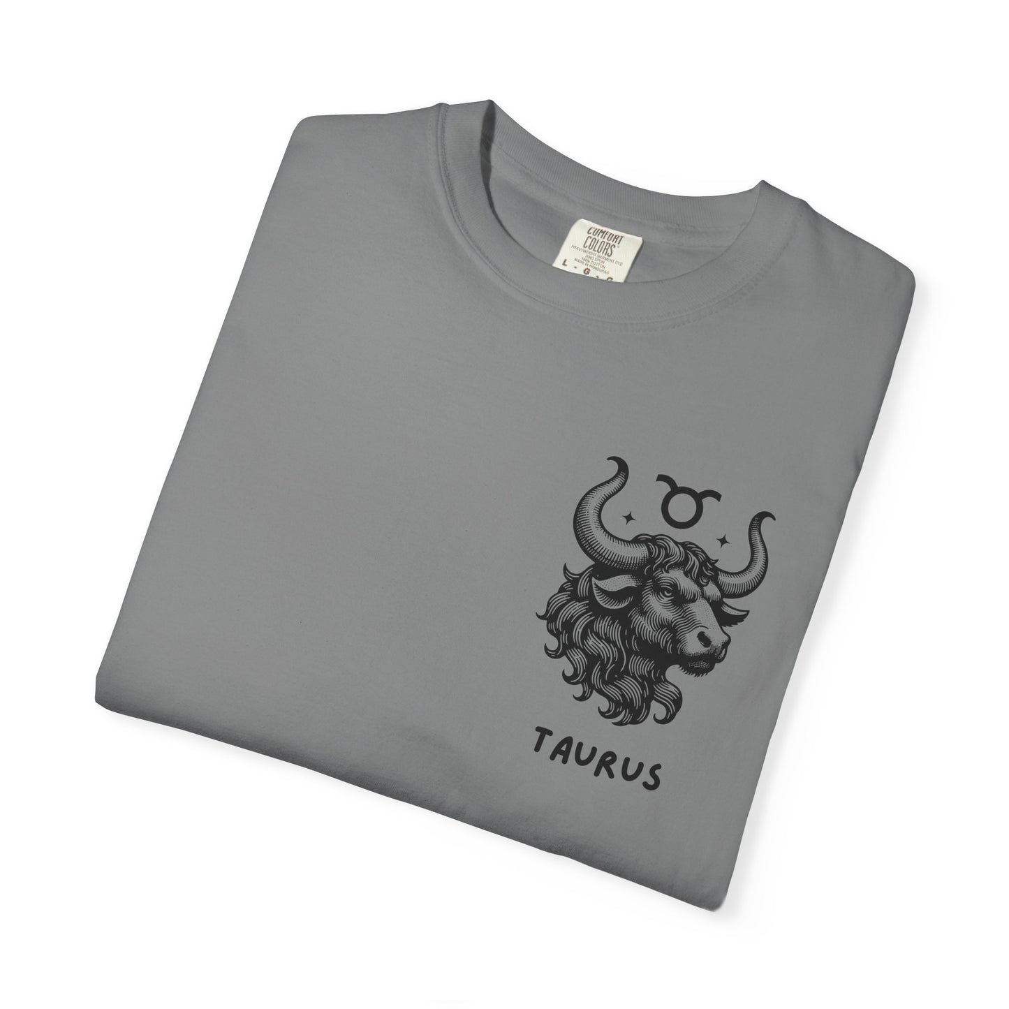 Taurus Bull Zodiac T-Shirt – Minimal Astrology Graphic Tee | Earth Sign Vintage Shirt