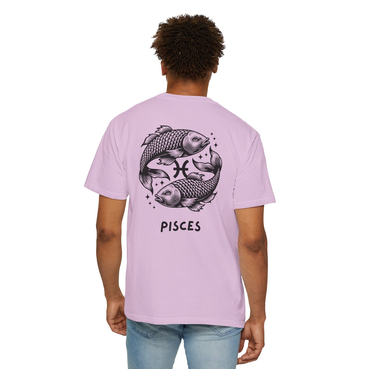 Pisces Zodiac T-Shirt – Pisces Fish Astrology Graphic Tee | Celestial Star Sign Shirt