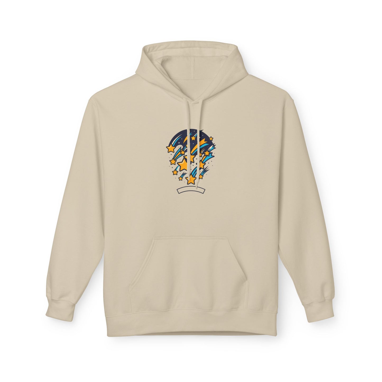 Starfall Hoodie – Shooting Stars Graphic Hoodie | Celestial Aesthetic, Cosmic Streetwear, Unisex Pullover