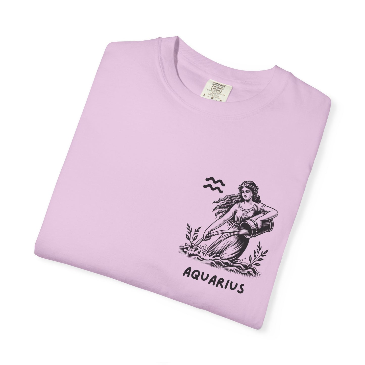 Aquarius Zodiac T-Shirt – Vintage Water Bearer Astrology Tee | Celestial Star Sign Shirt