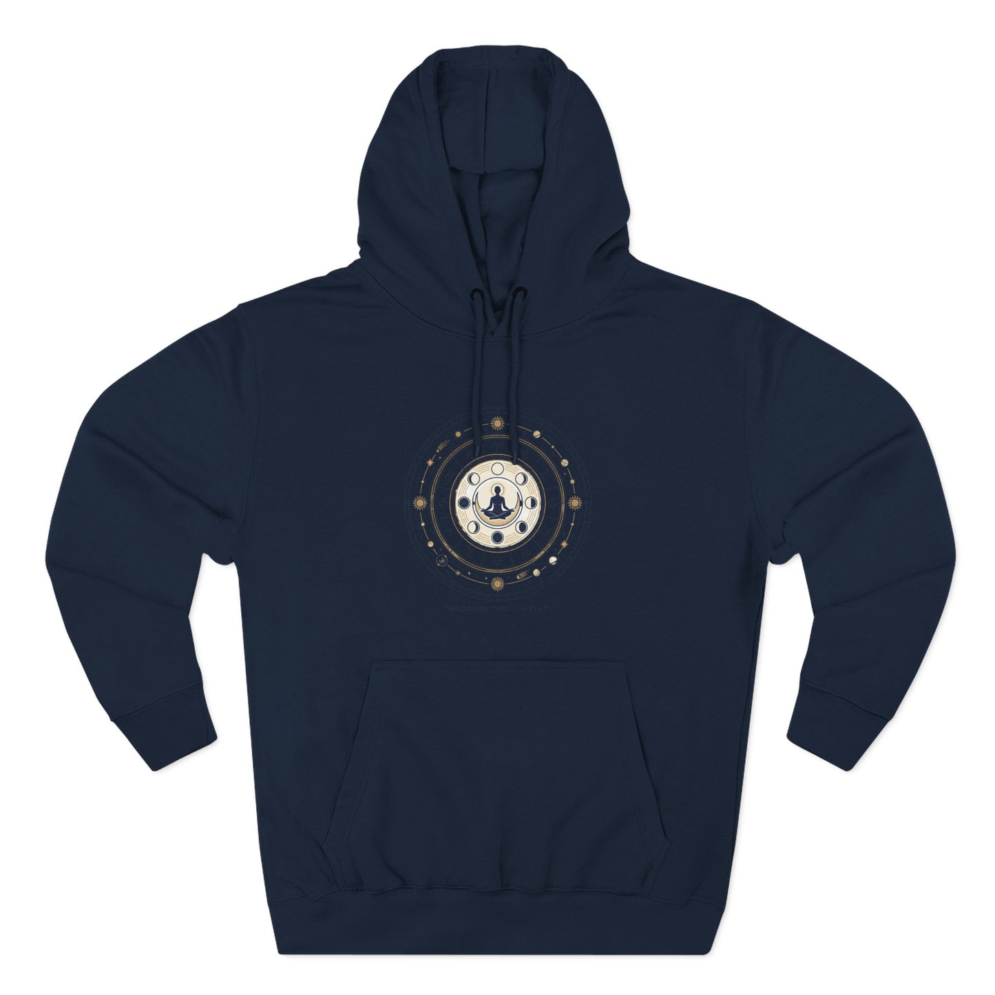 Zodiac Meditation Hoodie – Celestial Birth Chart Mandala Hoodie | Spiritual Astrology Sweatshirt, Unisex Hoodie