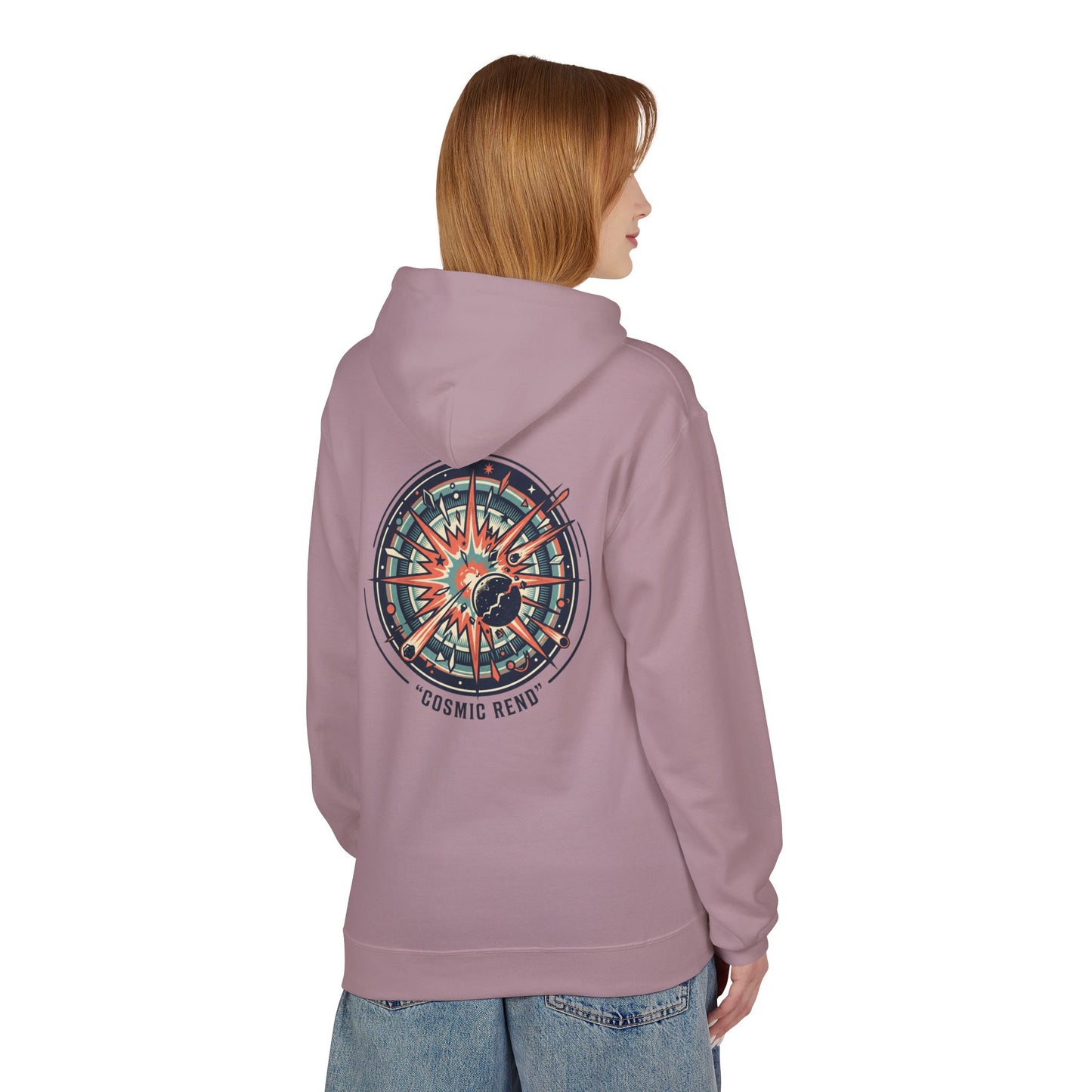 Cosmic Compass Hoodie – Retro Space Navigation Graphic Hoodie | Celestial Streetwear, Vintage Space Aesthetic, Unisex Hoodie
