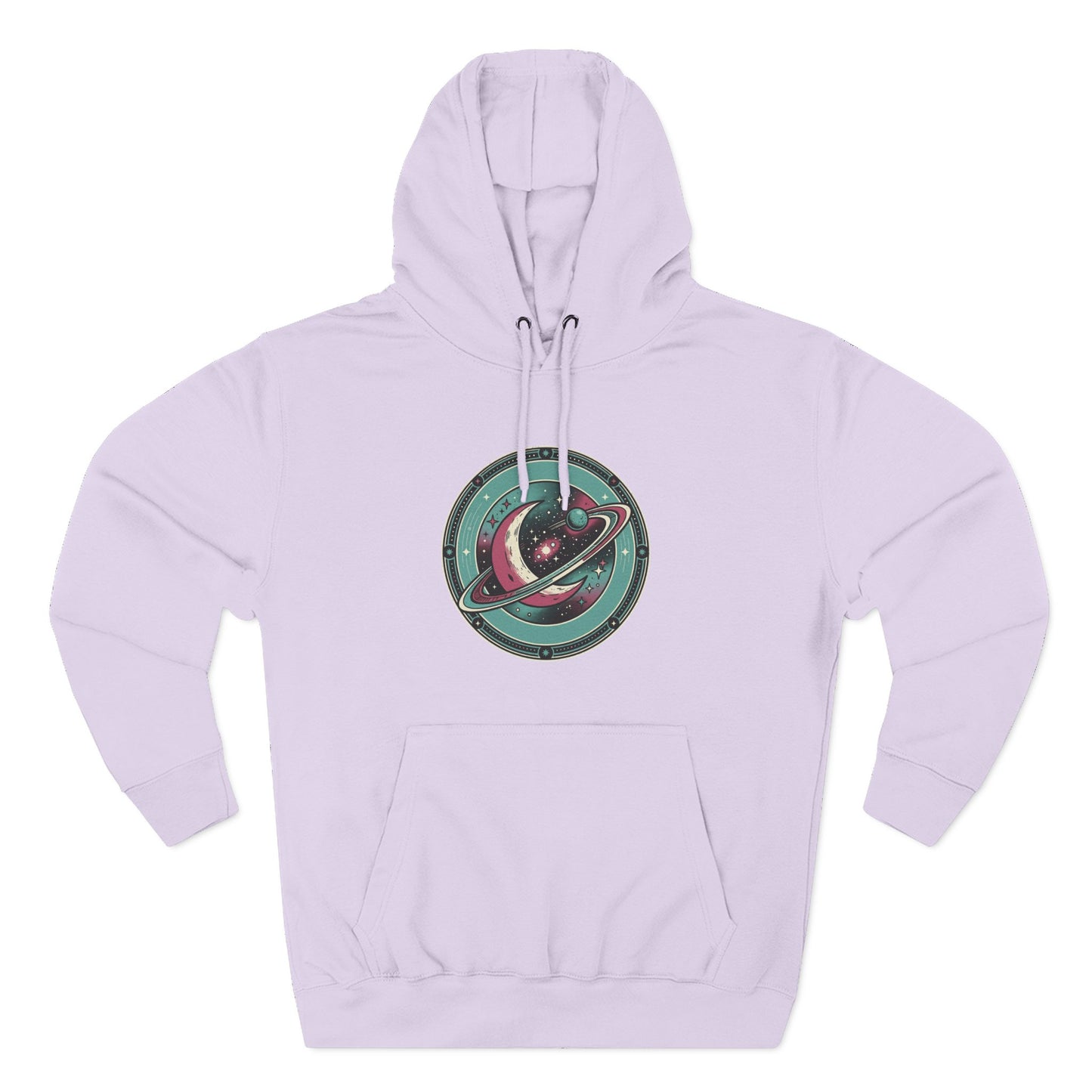 Saturn Planet Hoodie – Retro Space Ring Graphic Hoodie | Minimal Cosmic Aesthetic, Astronomy Hoodie, Unisex Hoodie