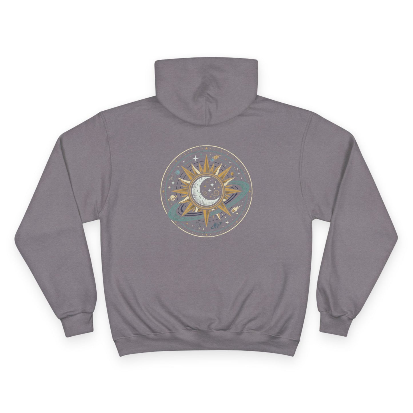 Sun & Moon Hoodie – Celestial Balance Graphic Hoodie | Spiritual Cosmic Aesthetic, Minimal Astrology Hoodie, Unisex Hoodie