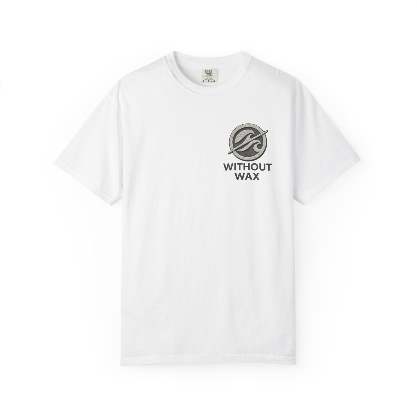 Without Wax Logo T-Shirt – Vintage Surf Graphic Tee | Minimal Coastal Streetwear Shirt
