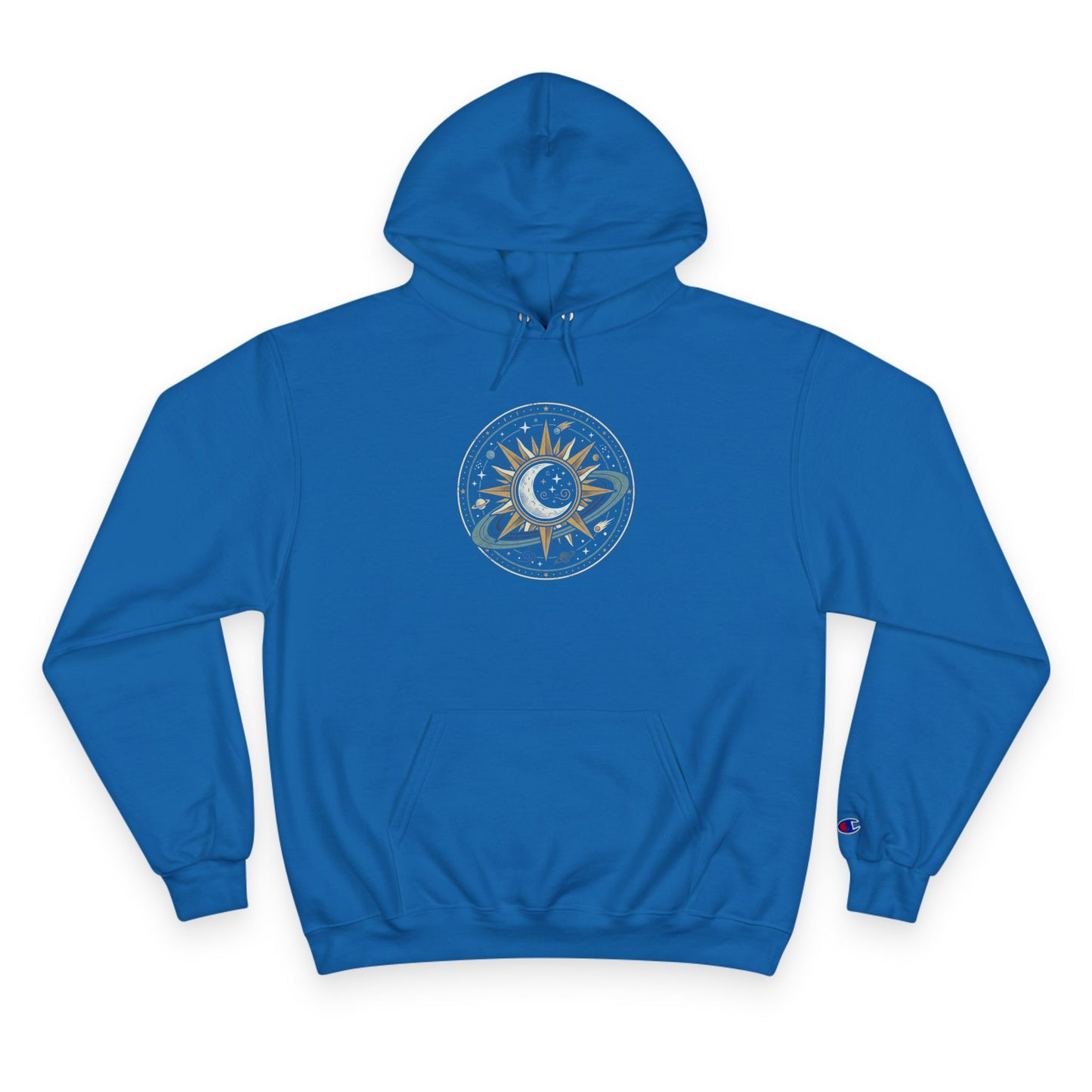 Sun & Moon Hoodie – Celestial Balance Graphic Hoodie | Spiritual Cosmic Aesthetic, Minimal Astrology Hoodie, Unisex Hoodie