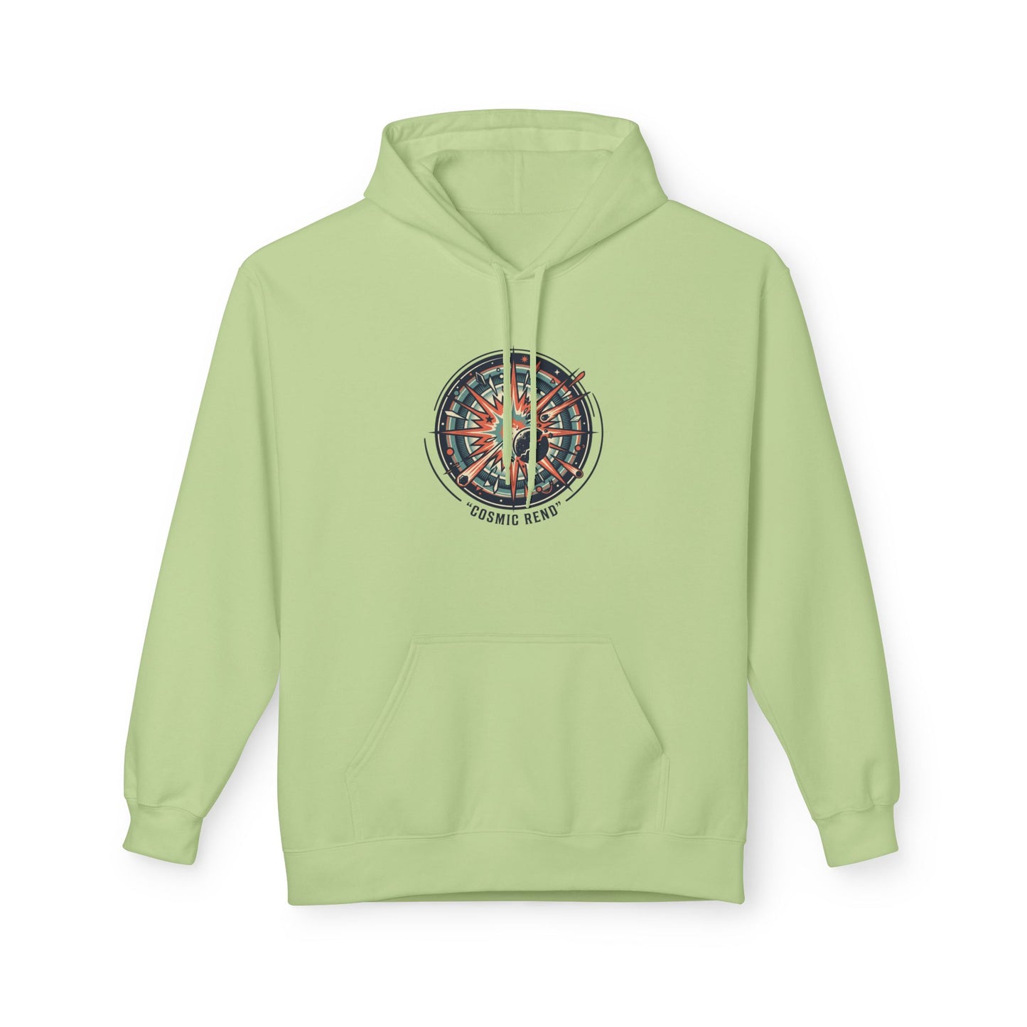 Cosmic Compass Hoodie – Retro Space Navigation Graphic Hoodie | Celestial Streetwear, Vintage Space Aesthetic, Unisex Hoodie