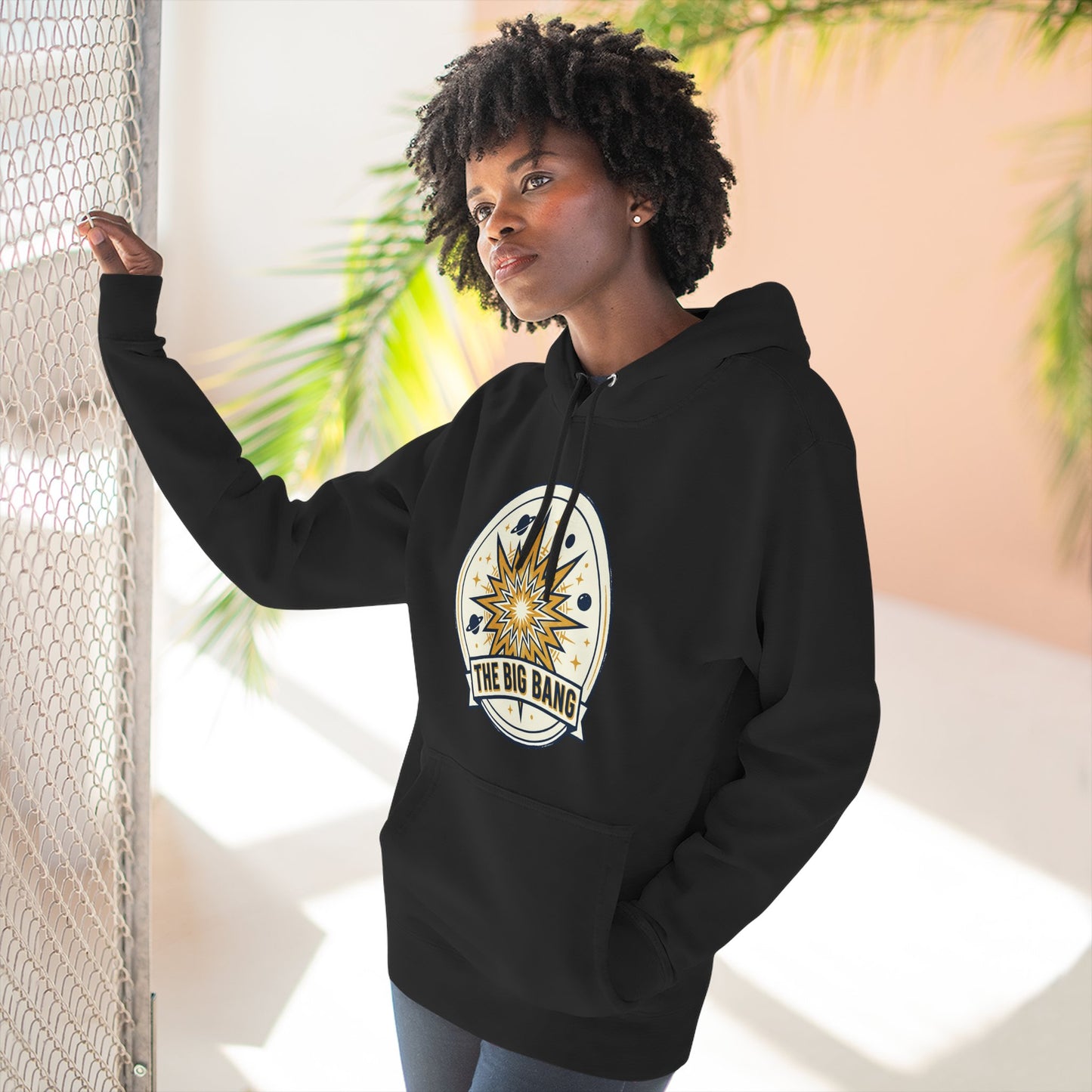 Big Bang Hoodie – Retro Starburst Universe Graphic Hoodie | Astronomy Science Hoodie, Cosmic Streetwear, Unisex Hoodie