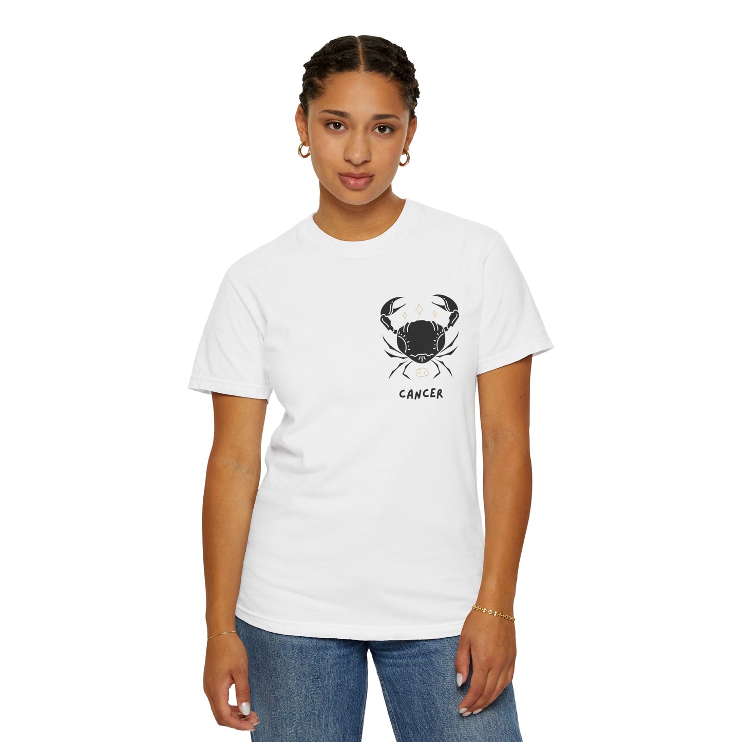 Cancer Zodiac T-Shirt – Crab Astrology Tee | Minimal Celestial Star Sign Shirt
