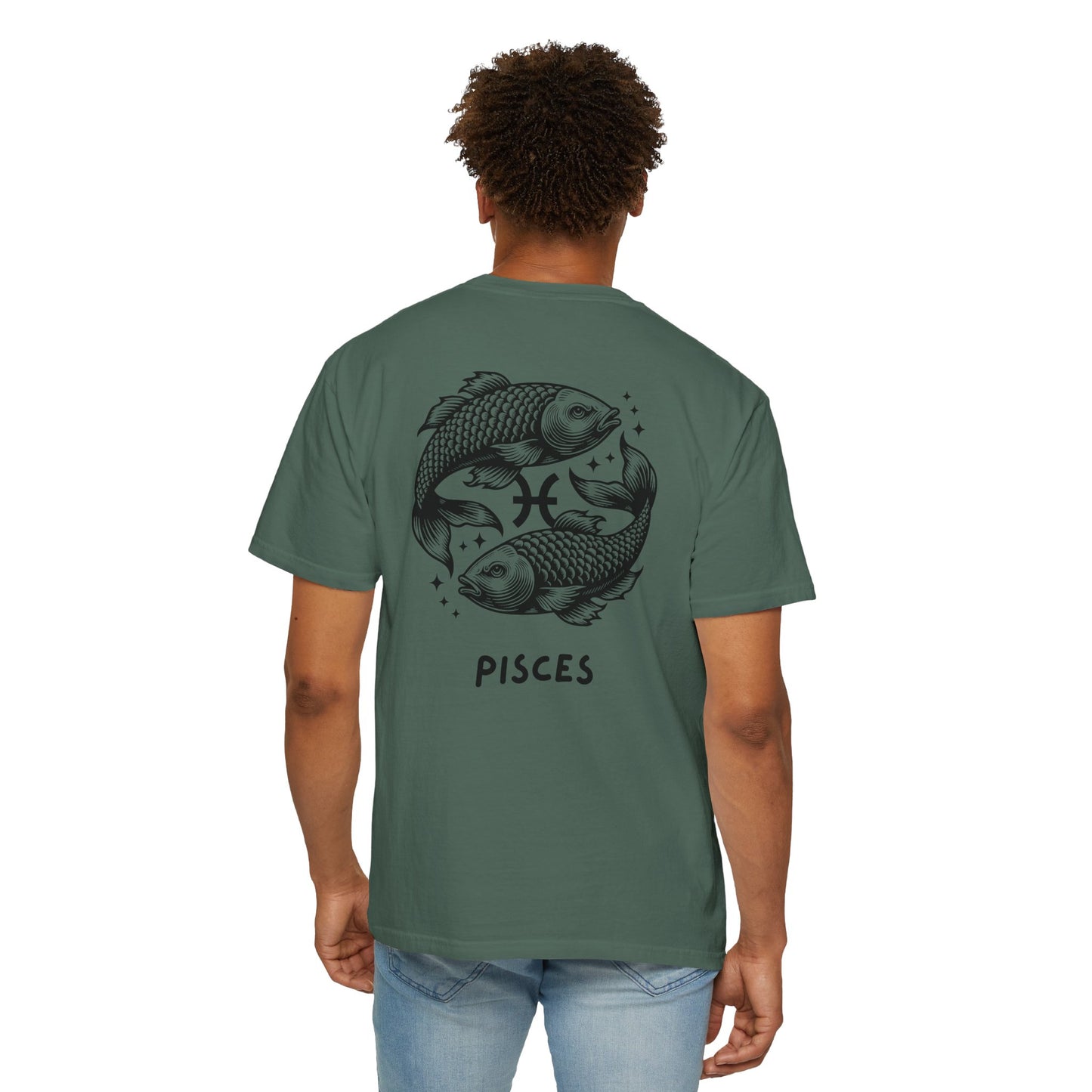 Pisces Zodiac T-Shirt – Pisces Fish Astrology Graphic Tee | Celestial Star Sign Shirt