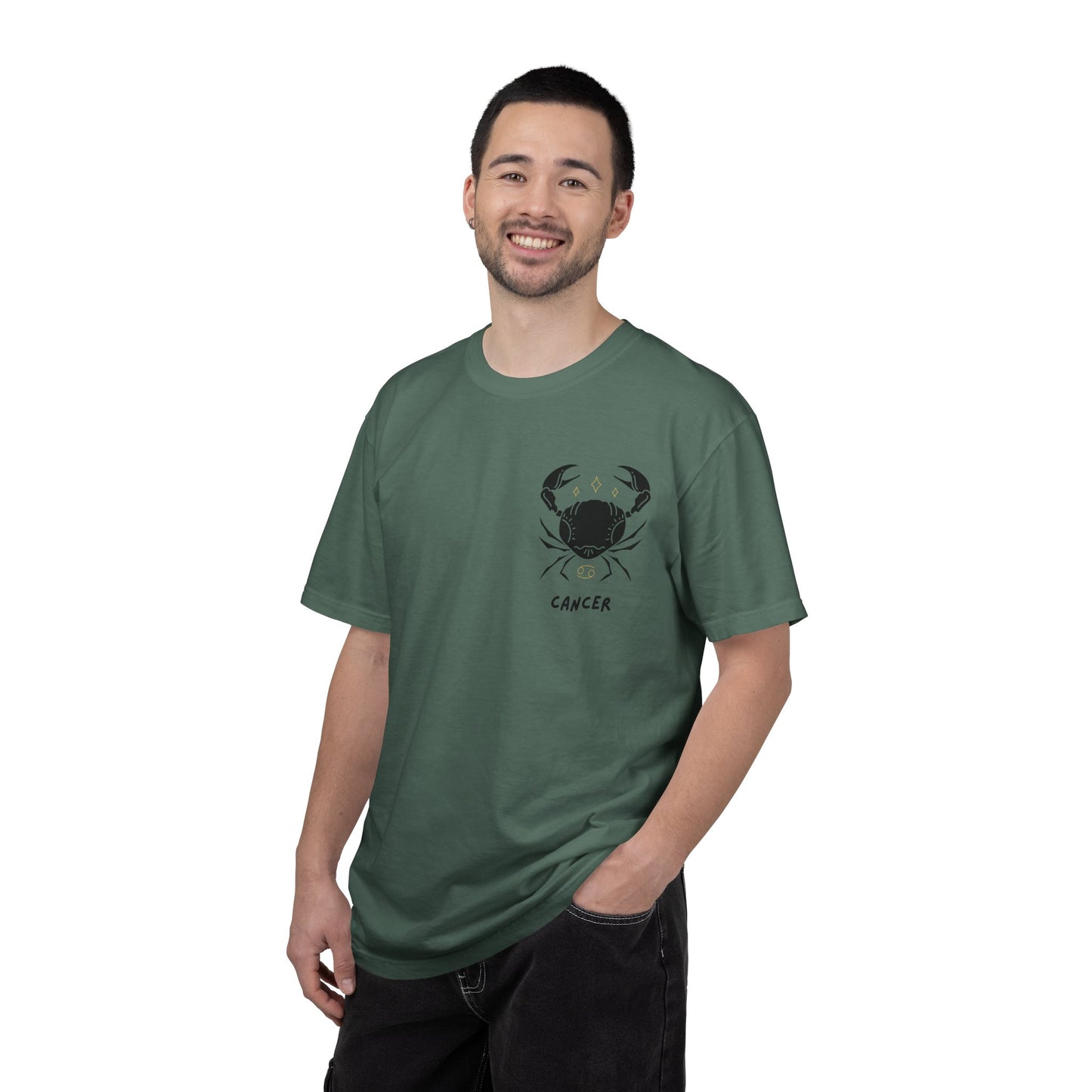 Cancer Zodiac T-Shirt – Crab Astrology Tee | Minimal Celestial Star Sign Shirt