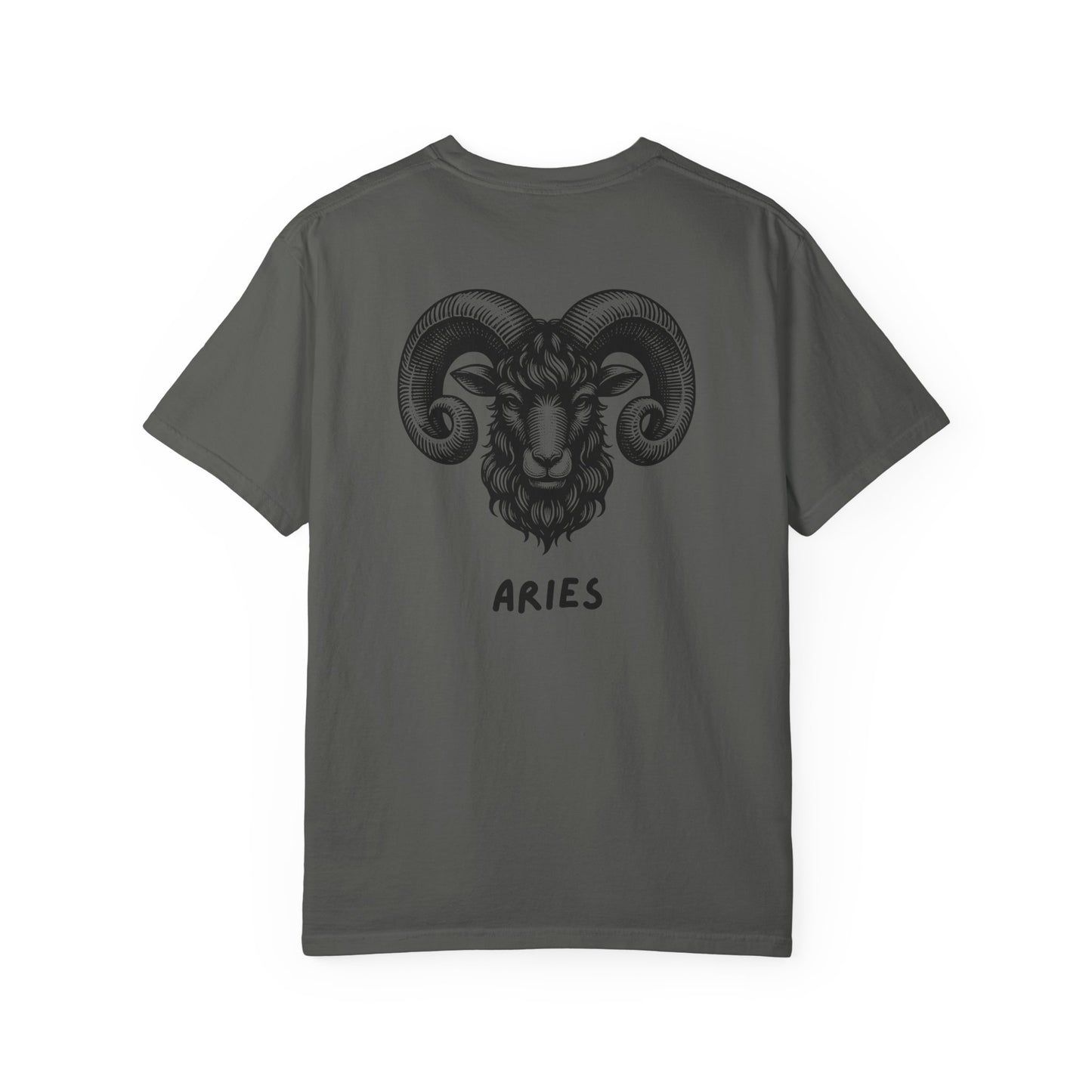 Aries Zodiac T-Shirt – Aries Ram Astrology Graphic Tee | Vintage Star Sign Shirt, Unisex Tee