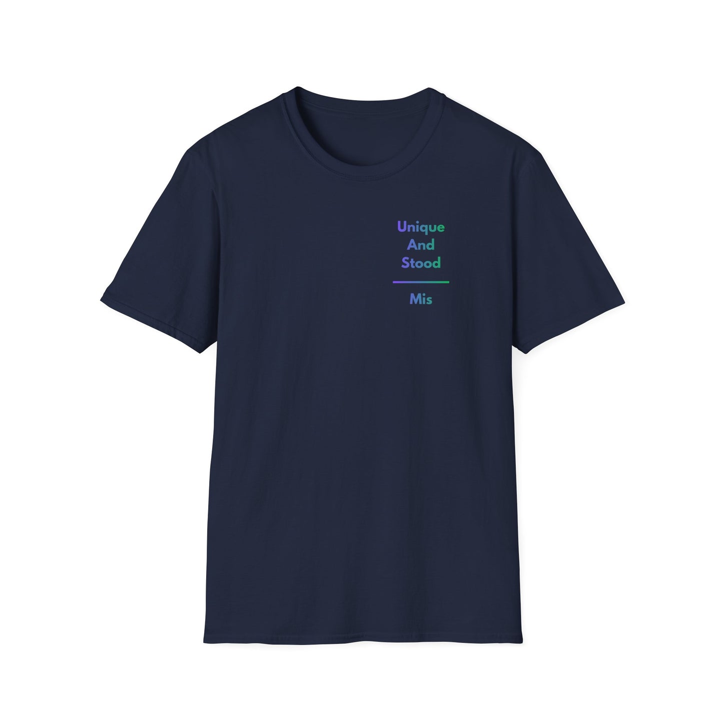 Unique And Misunderstood T-Shirt – Minimal Inspirational Graphic Tee | Thoughtful Statement Shirt