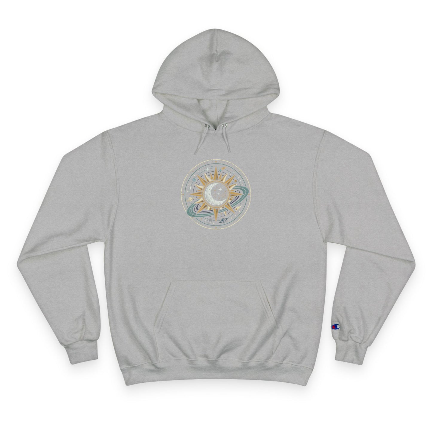 Sun & Moon Hoodie – Celestial Balance Graphic Hoodie | Spiritual Cosmic Aesthetic, Minimal Astrology Hoodie, Unisex Hoodie