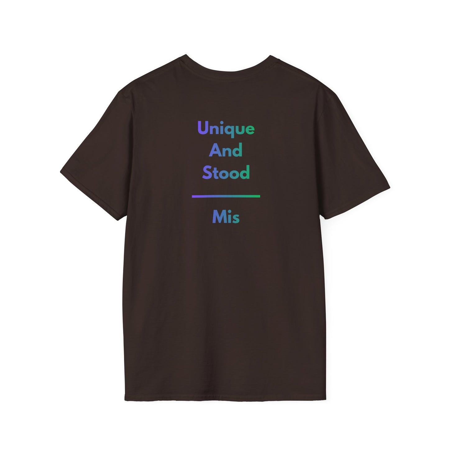 Unique And Misunderstood T-Shirt – Minimal Inspirational Graphic Tee | Thoughtful Statement Shirt