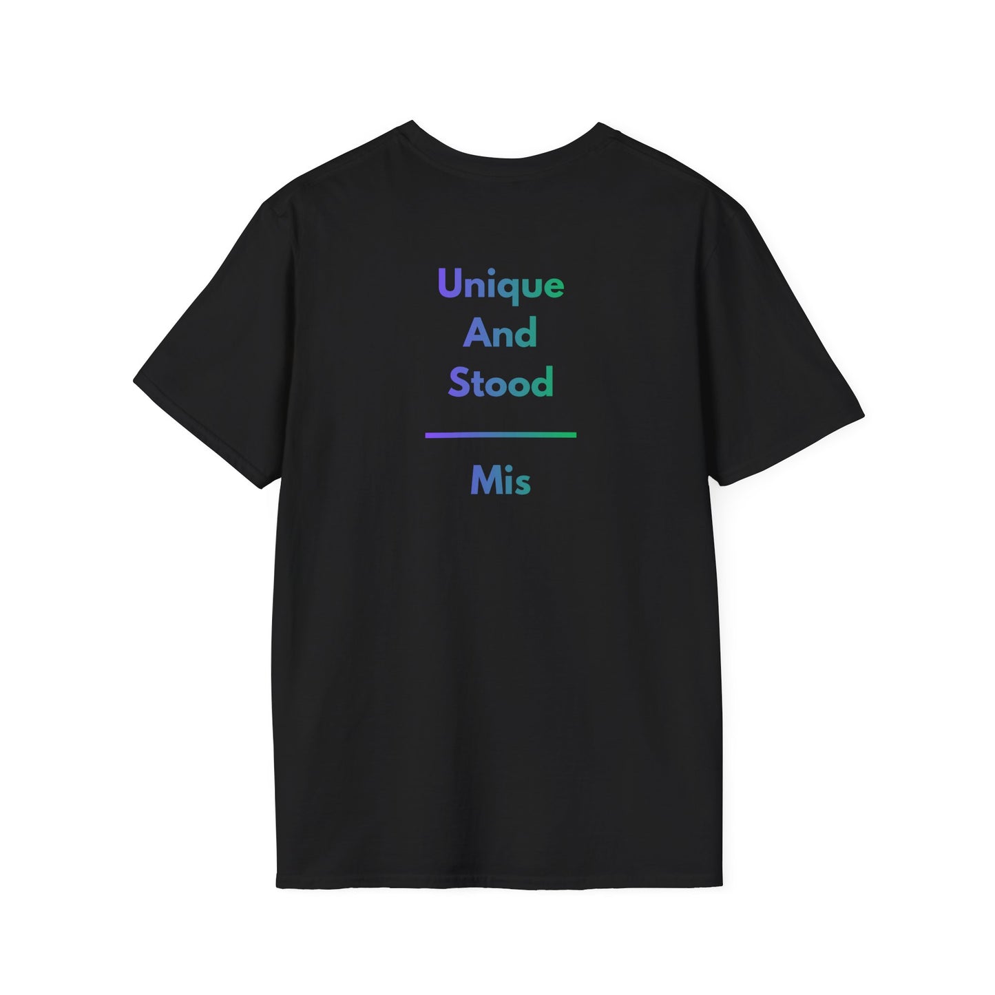 Unique And Misunderstood T-Shirt – Minimal Inspirational Graphic Tee | Thoughtful Statement Shirt