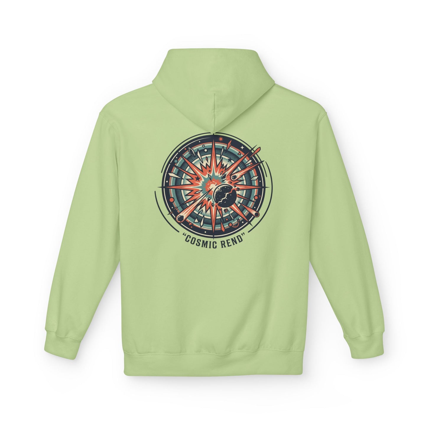Cosmic Compass Hoodie – Retro Space Navigation Graphic Hoodie | Celestial Streetwear, Vintage Space Aesthetic, Unisex Hoodie