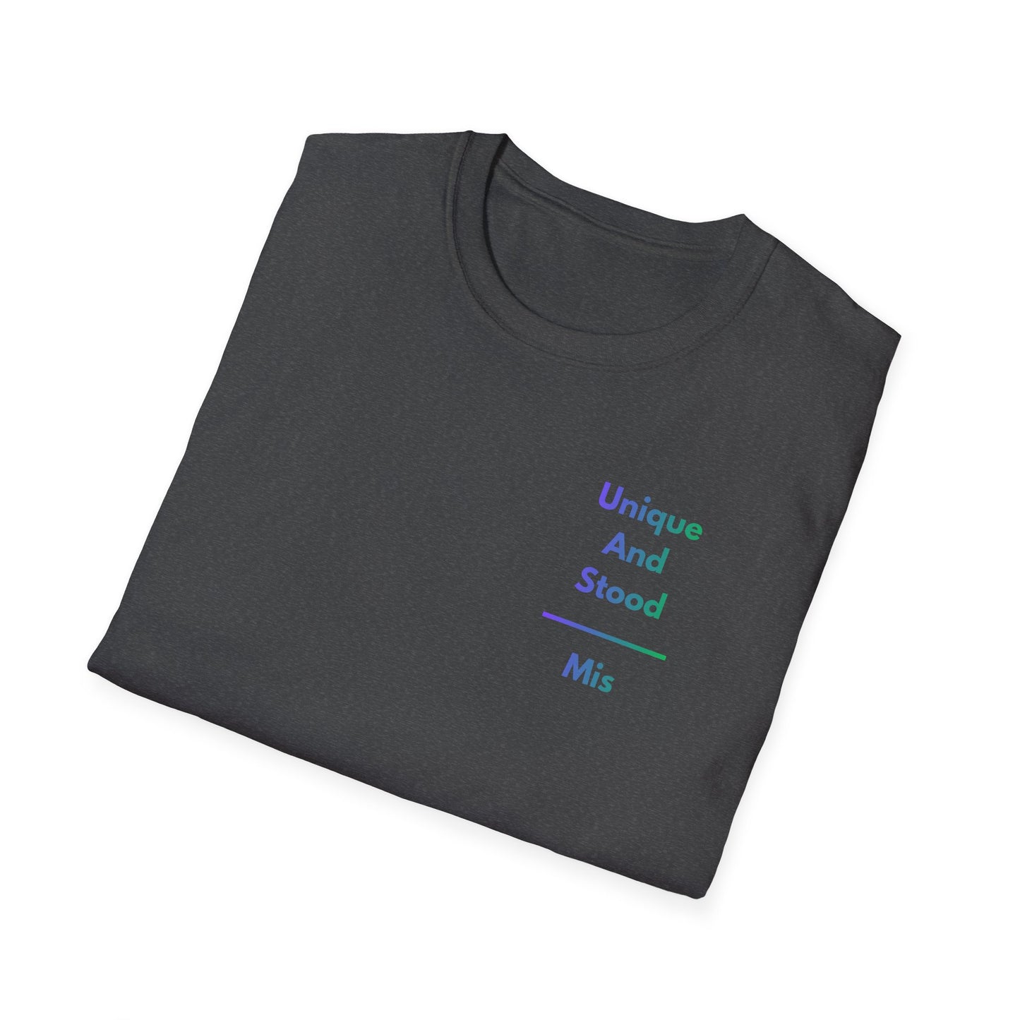 Unique And Misunderstood T-Shirt – Minimal Inspirational Graphic Tee | Thoughtful Statement Shirt