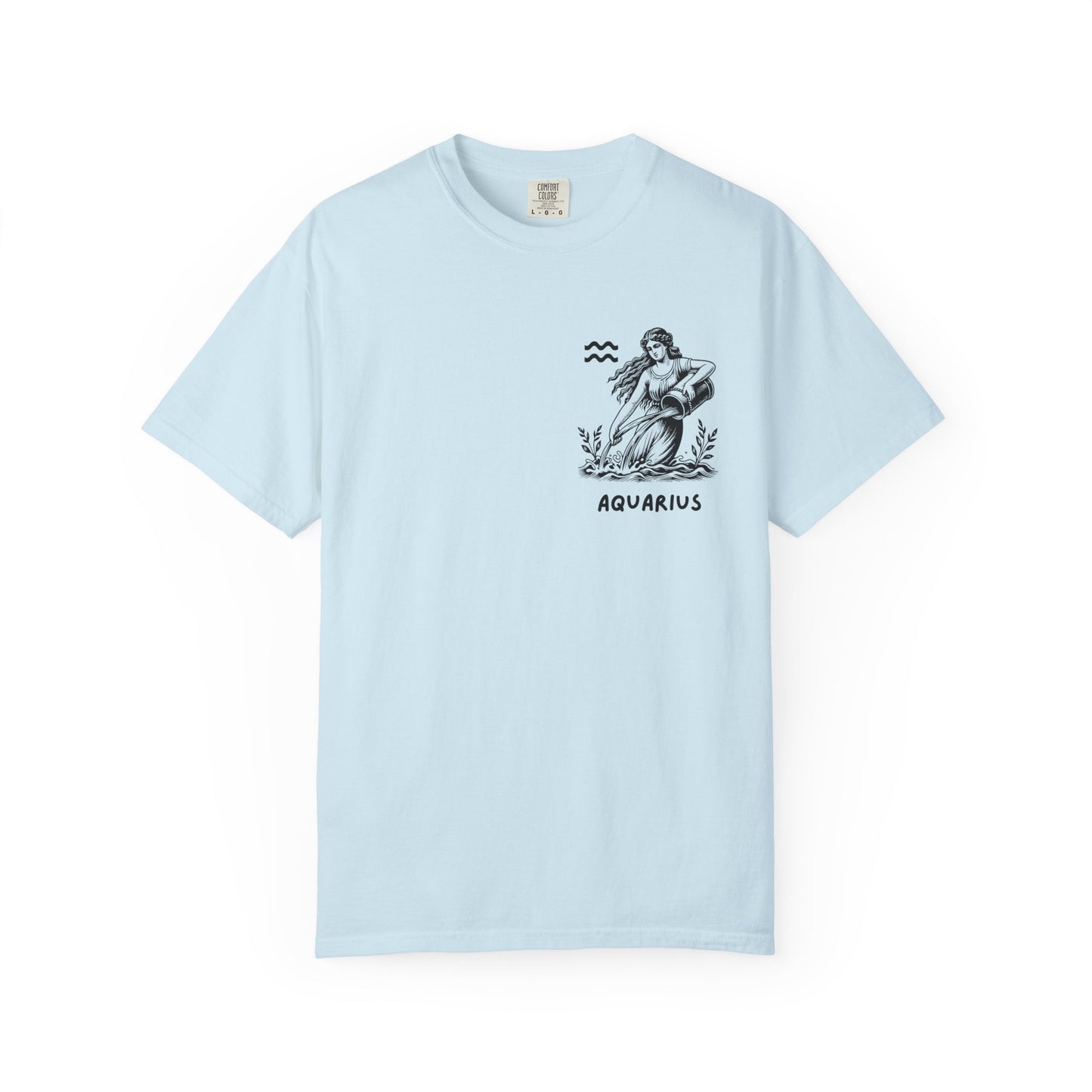 Aquarius Zodiac T-Shirt – Vintage Water Bearer Astrology Tee | Celestial Star Sign Shirt