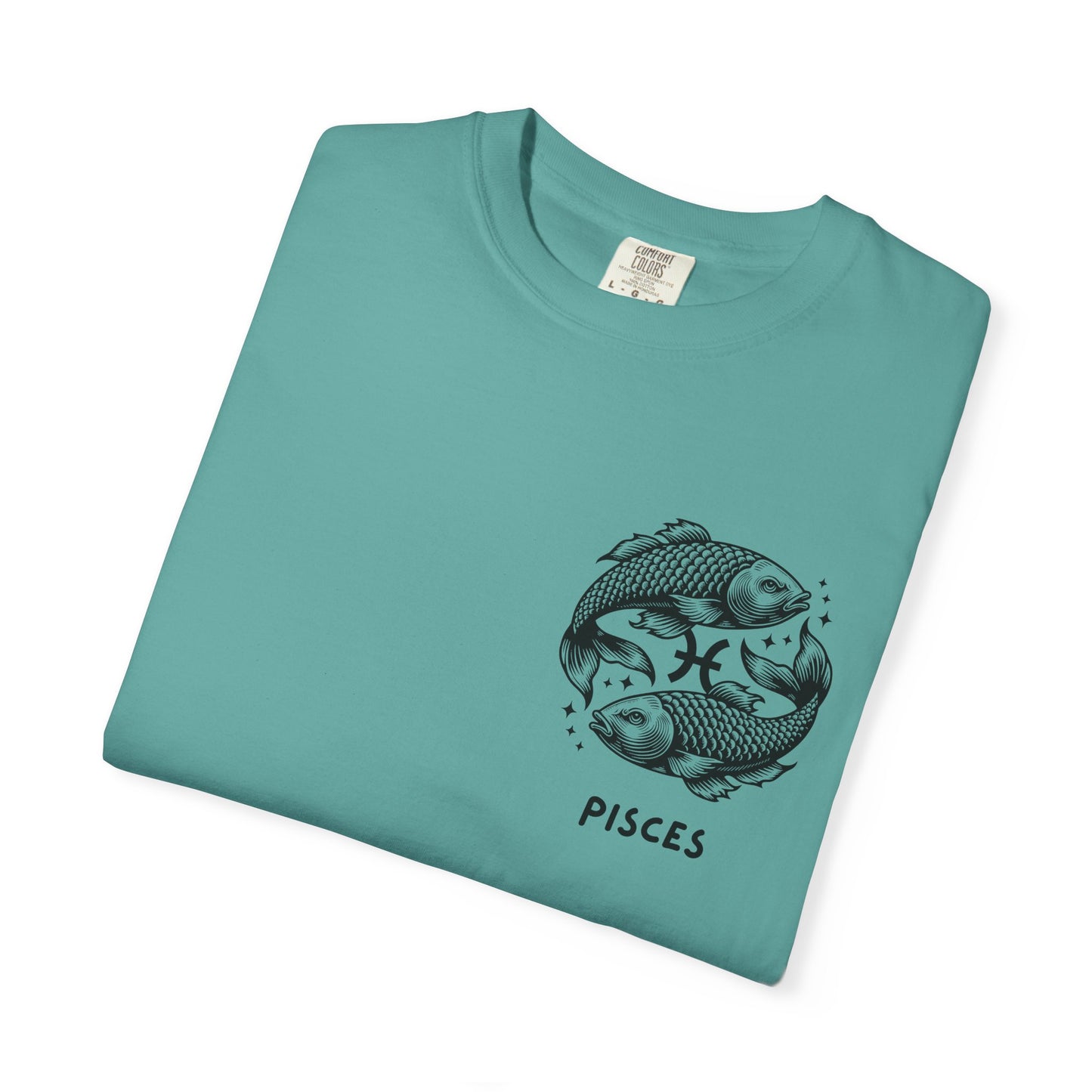 Pisces Zodiac T-Shirt – Pisces Fish Astrology Graphic Tee | Celestial Star Sign Shirt
