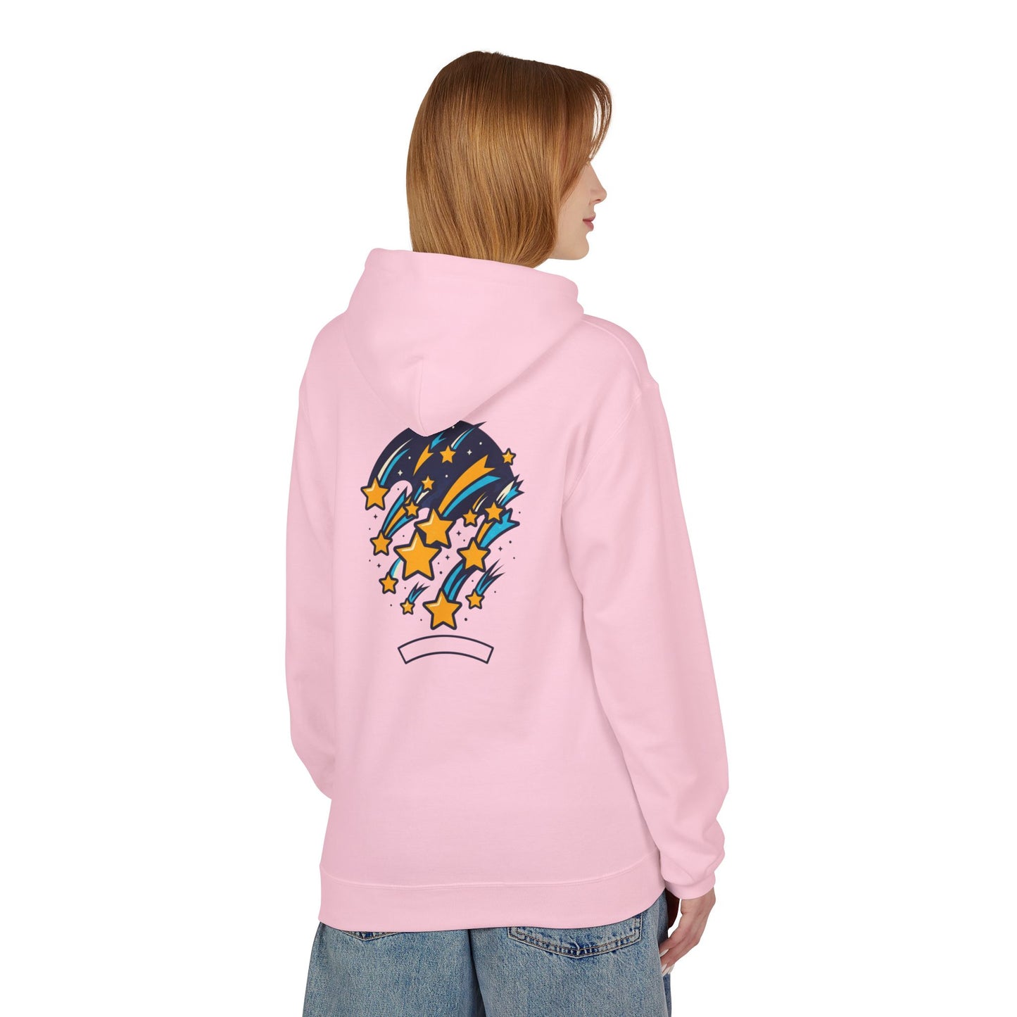 Starfall Hoodie – Shooting Stars Graphic Hoodie | Celestial Aesthetic, Cosmic Streetwear, Unisex Pullover