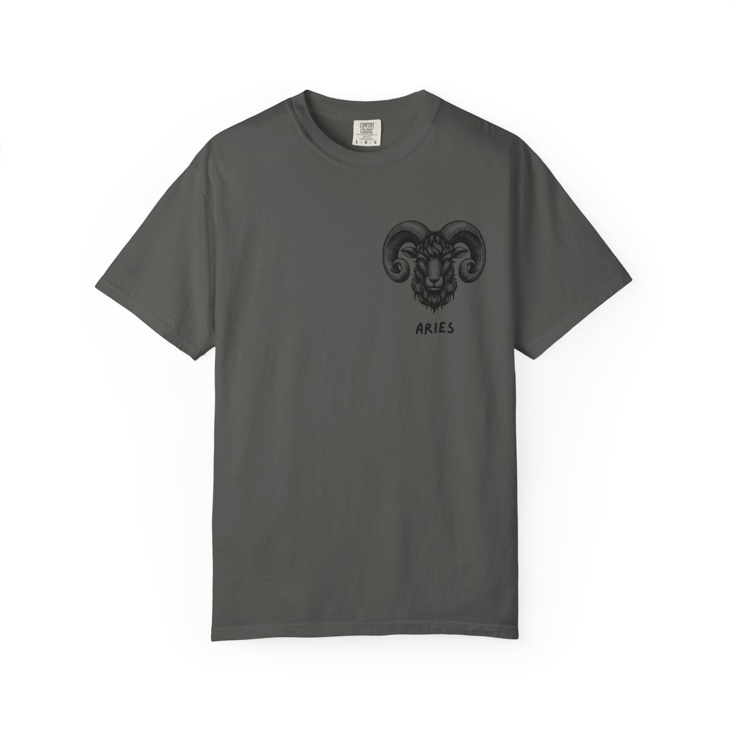 Aries Zodiac T-Shirt – Aries Ram Astrology Graphic Tee | Vintage Star Sign Shirt, Unisex Tee
