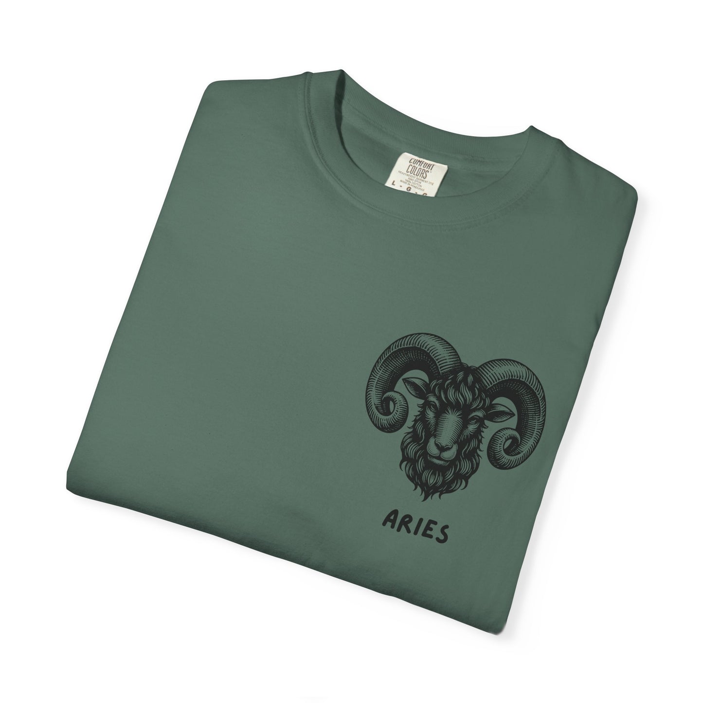 Aries Zodiac T-Shirt – Aries Ram Astrology Graphic Tee | Vintage Star Sign Shirt, Unisex Tee