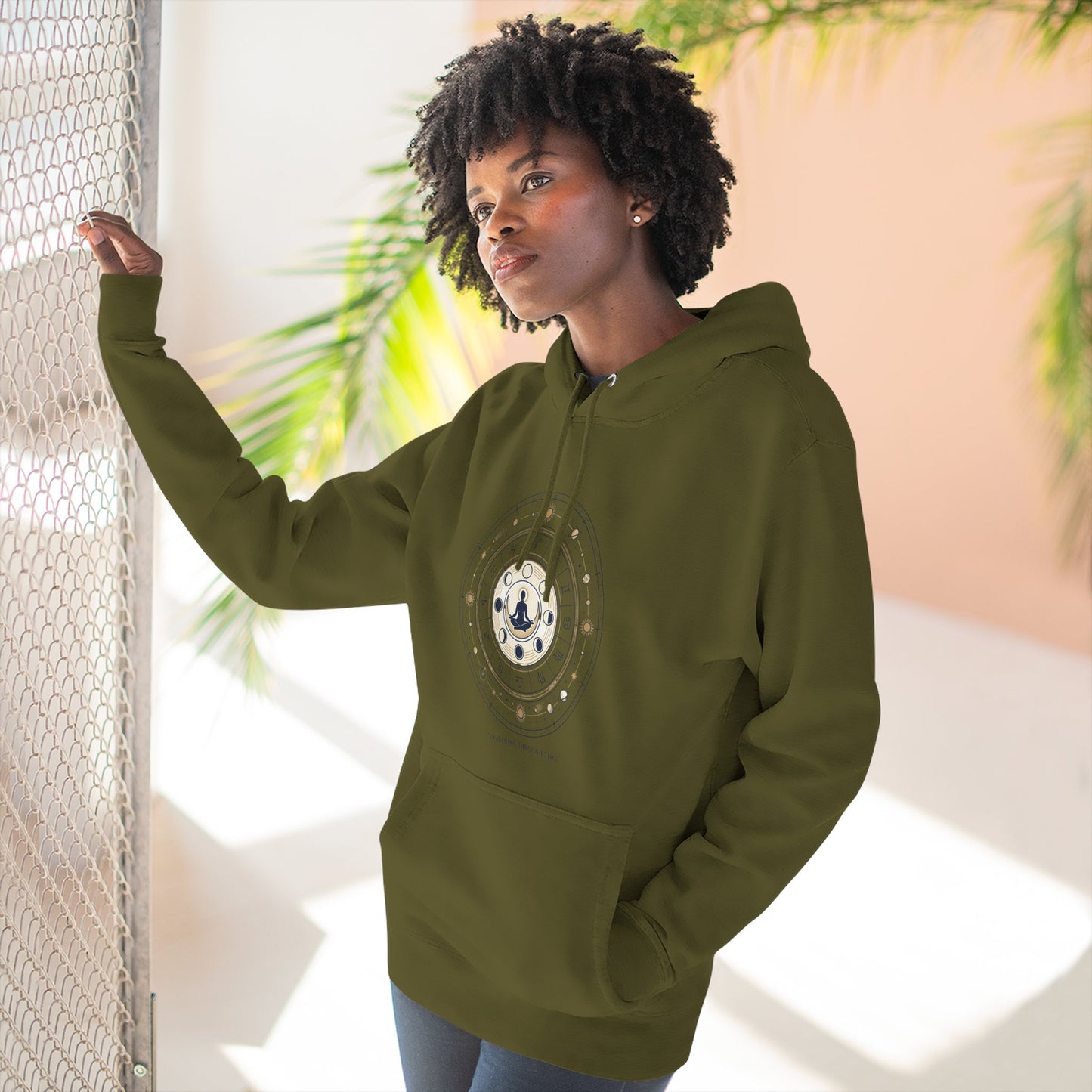 Zodiac Meditation Hoodie – Celestial Birth Chart Mandala Hoodie | Spiritual Astrology Sweatshirt, Unisex Hoodie