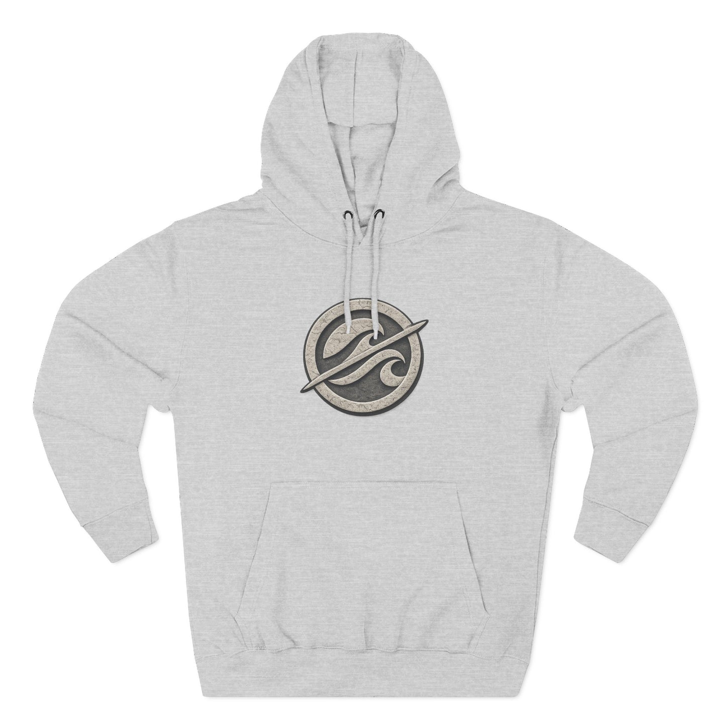 Without Wax Hoodie – Surf-Inspired Wave Logo Pullover | Vintage Coastal Streetwear Hoodie