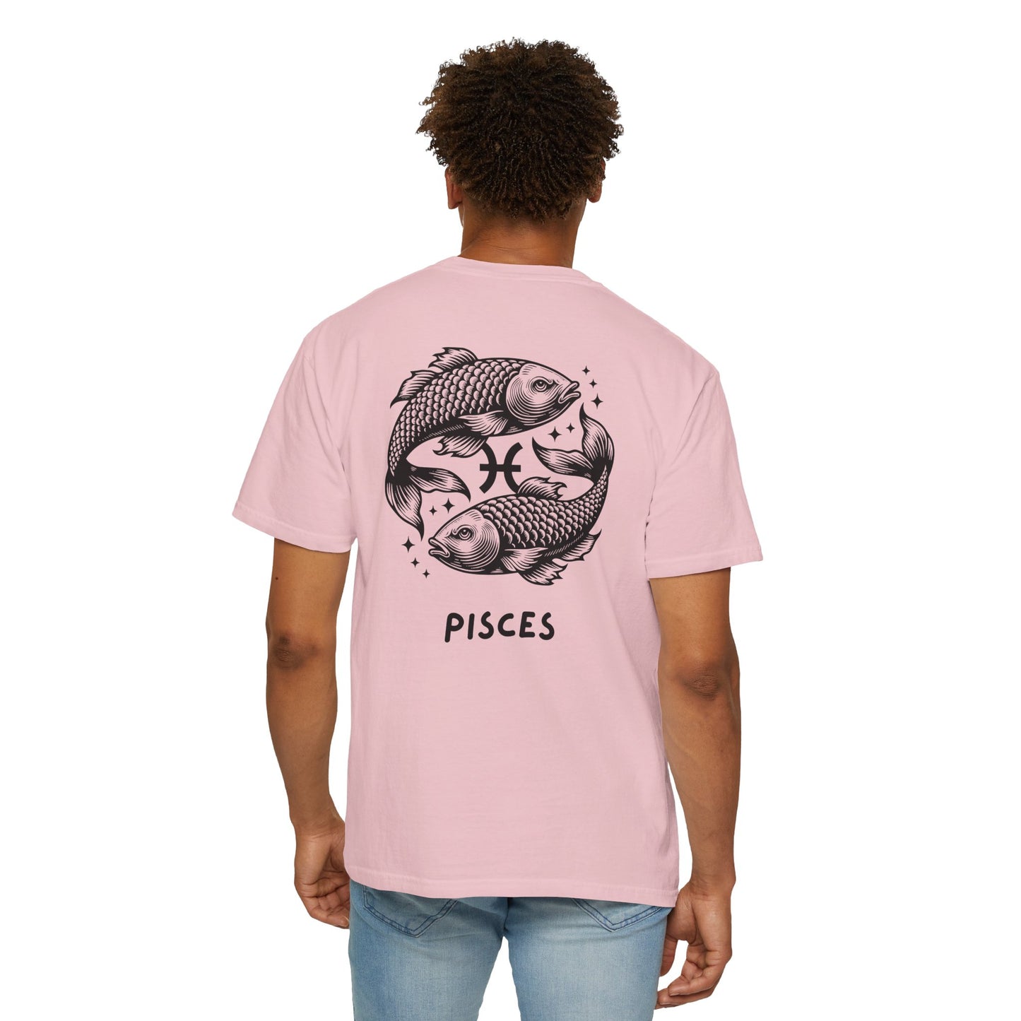 Pisces Zodiac T-Shirt – Pisces Fish Astrology Graphic Tee | Celestial Star Sign Shirt