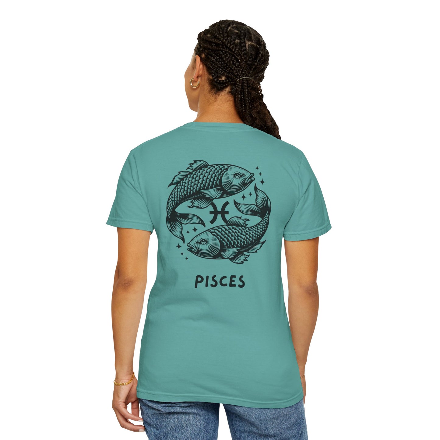 Pisces Zodiac T-Shirt – Pisces Fish Astrology Graphic Tee | Celestial Star Sign Shirt