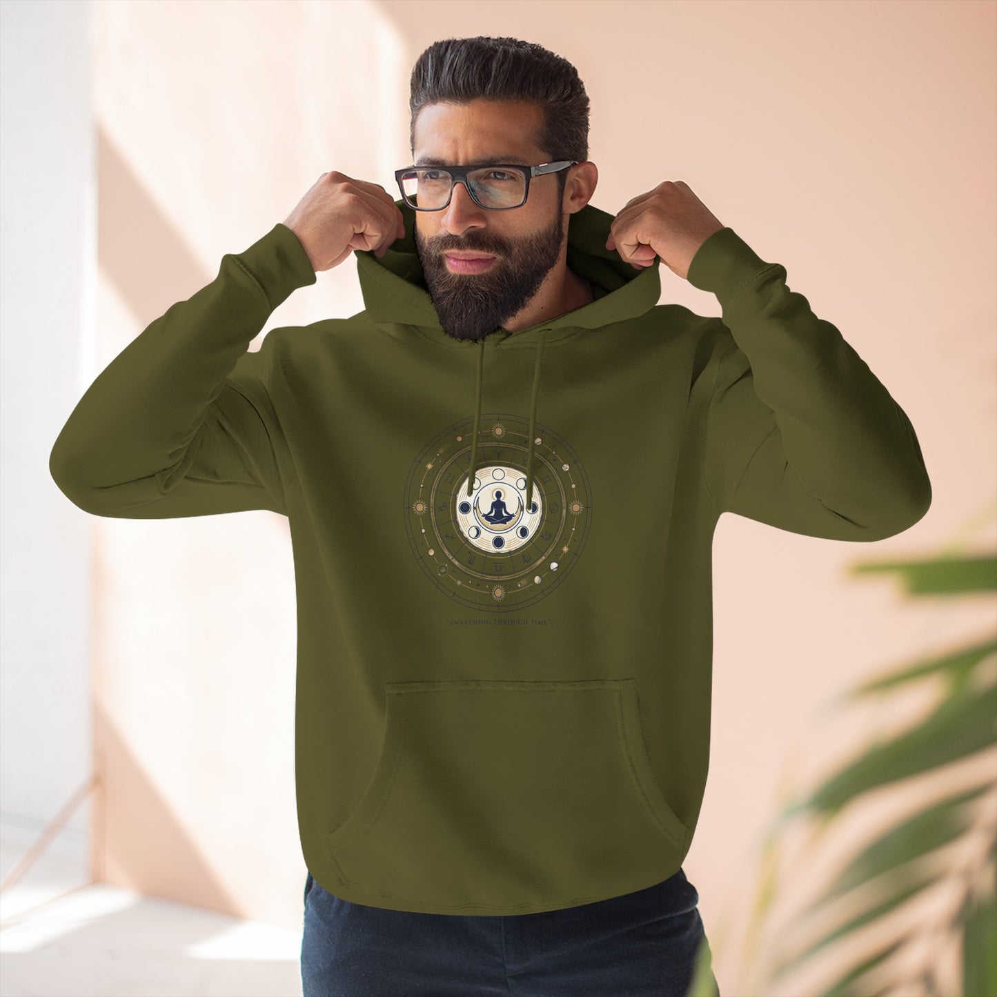 Zodiac Meditation Hoodie – Celestial Birth Chart Mandala Hoodie | Spiritual Astrology Sweatshirt, Unisex Hoodie
