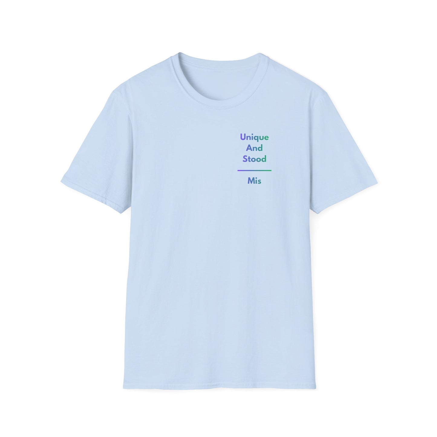 Unique And Misunderstood T-Shirt – Minimal Inspirational Graphic Tee | Thoughtful Statement Shirt