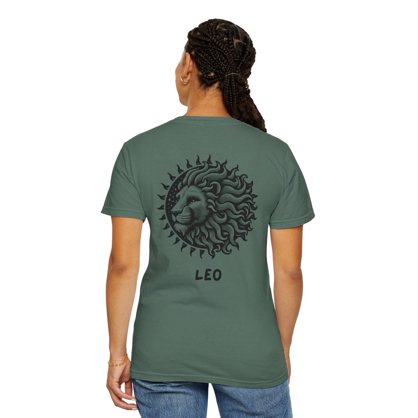 Leo Sun Lion T-Shirt – Zodiac Astrology Graphic Tee | Vintage Celestial Star Sign Shirt