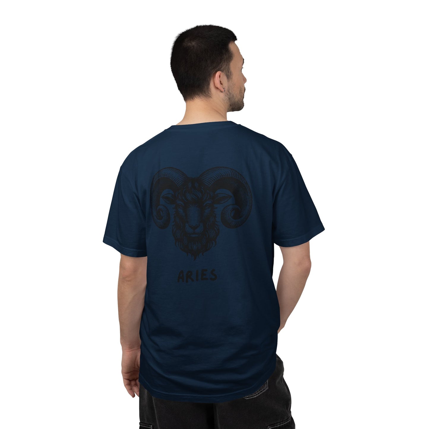 Aries Zodiac T-Shirt – Aries Ram Astrology Graphic Tee | Vintage Star Sign Shirt, Unisex Tee