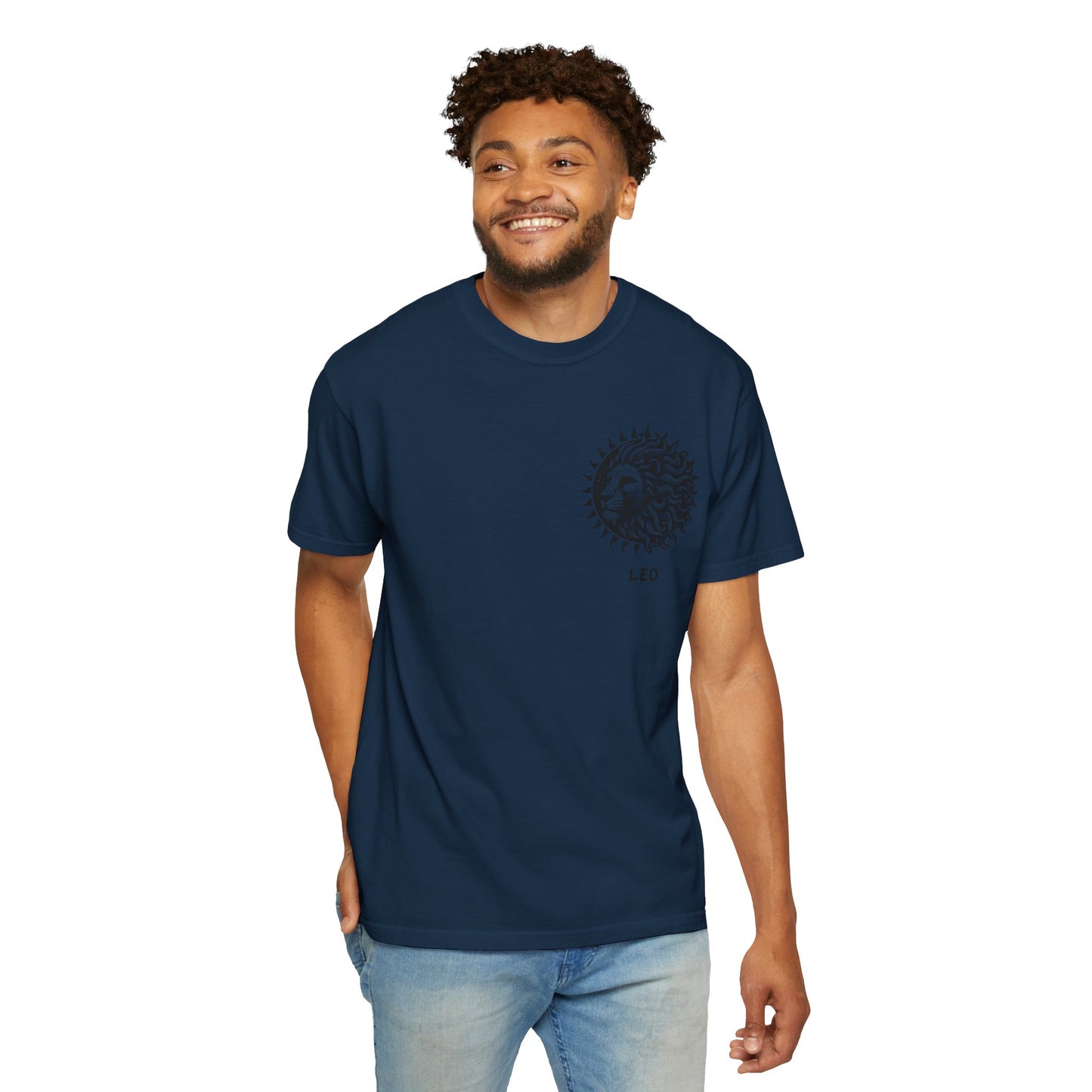 Leo Sun Lion T-Shirt – Zodiac Astrology Graphic Tee | Vintage Celestial Star Sign Shirt