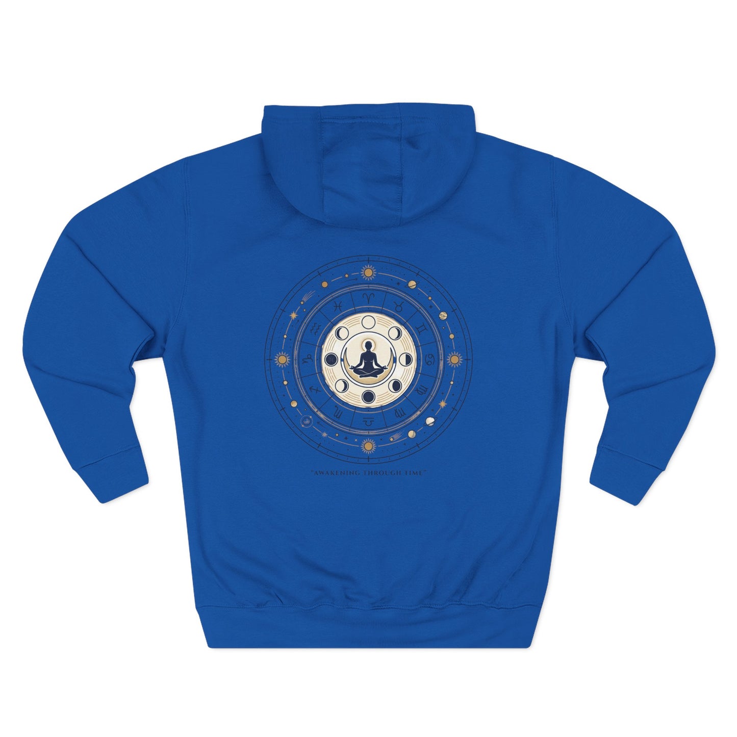 Zodiac Meditation Hoodie – Celestial Birth Chart Mandala Hoodie | Spiritual Astrology Sweatshirt, Unisex Hoodie