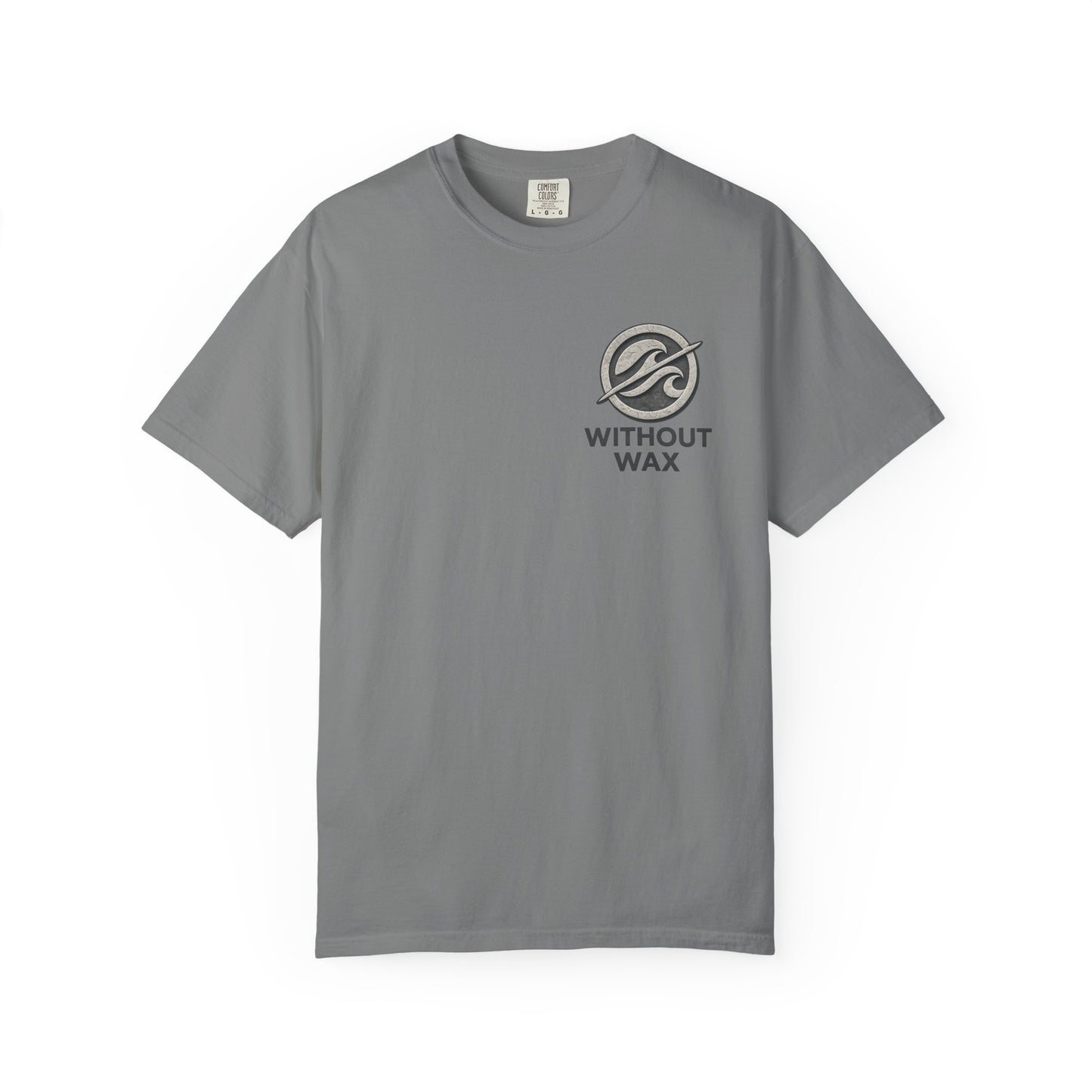 Without Wax Logo T-Shirt – Vintage Surf Graphic Tee | Minimal Coastal Streetwear Shirt
