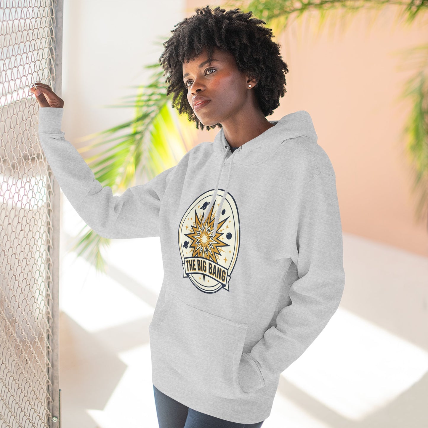 Big Bang Hoodie – Retro Starburst Universe Graphic Hoodie | Astronomy Science Hoodie, Cosmic Streetwear, Unisex Hoodie